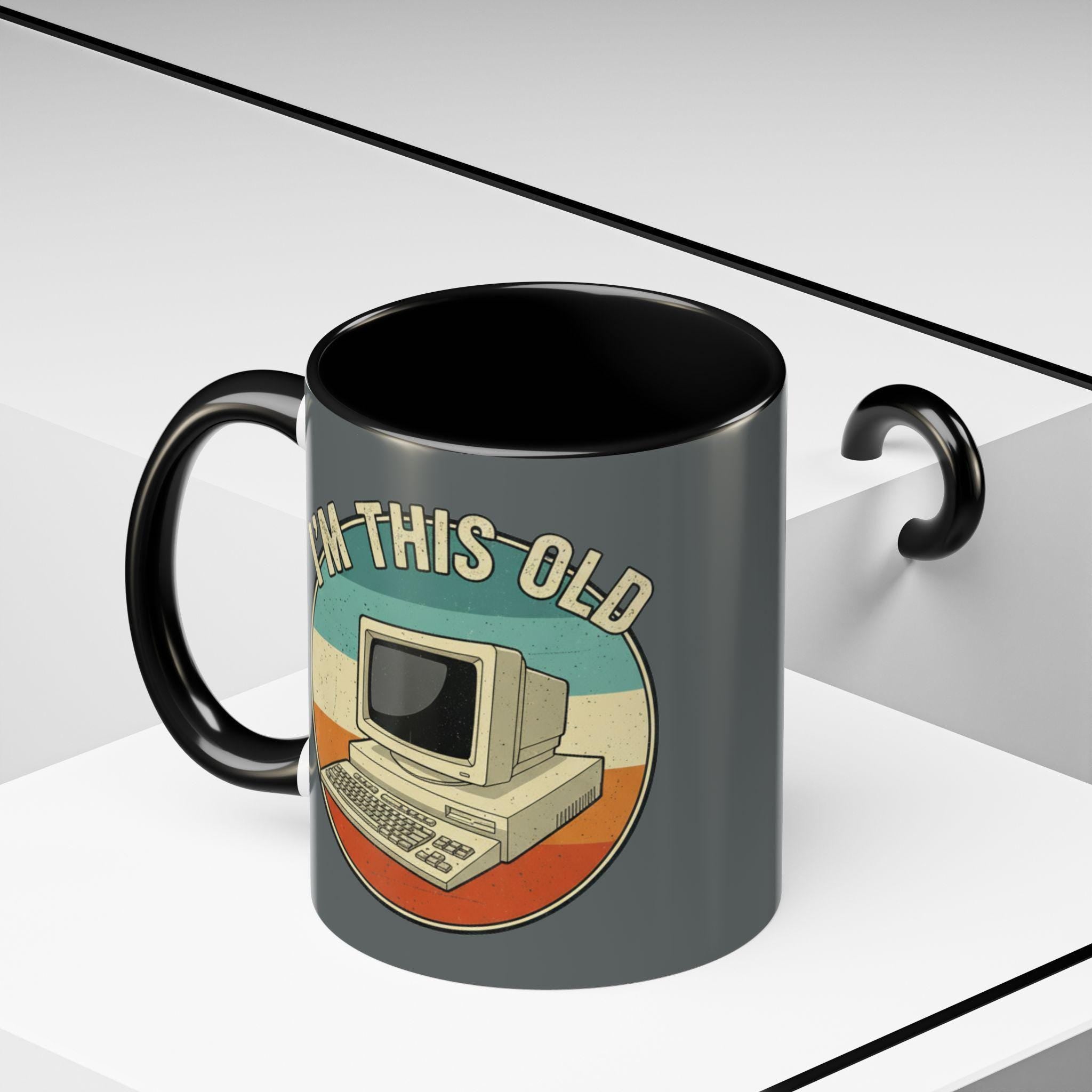 Im This Old Computer Mug, Retro PC Gift, Vintage Tech Mug, Geek Coffee Mug, Old School Computer, Gamer Mug, Computer Lover Gift