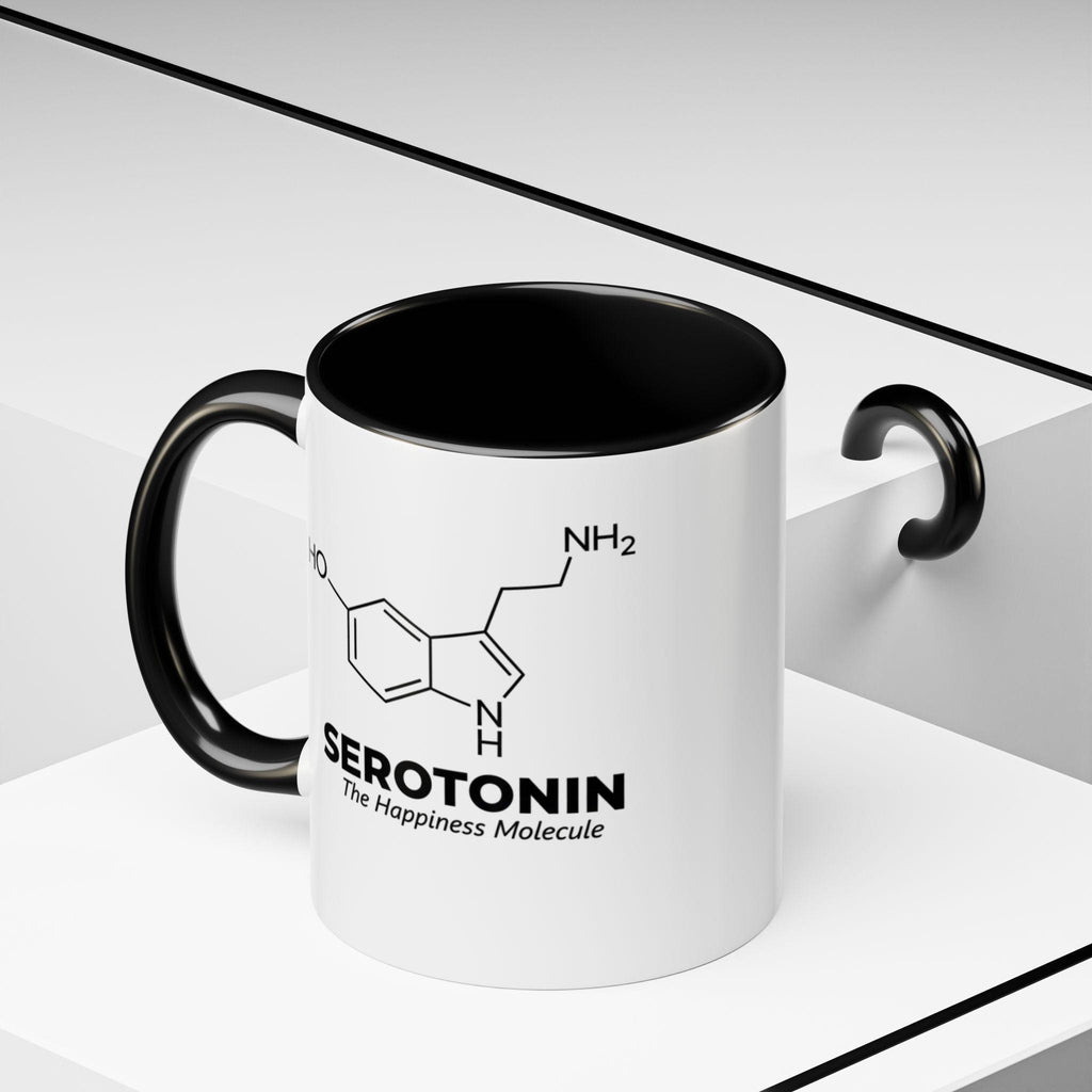 Serotonin Mug, Happiness Molecule, Science Gift, Chemistry Coffee Cup, Unique Gift Idea, Scientist Mug, Nerdy Gift, Professor Gift