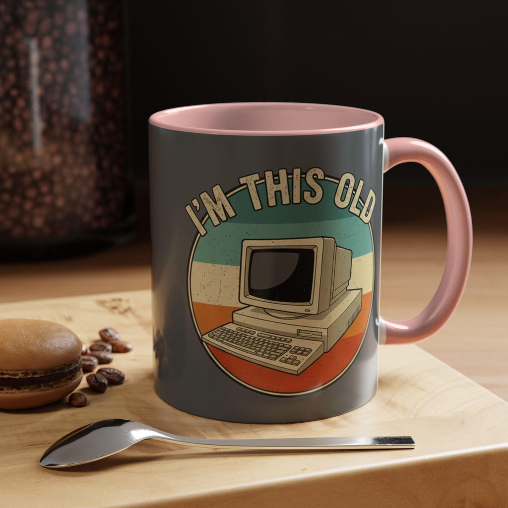 Im This Old Computer Mug, Retro PC Gift, Vintage Tech Mug, Geek Coffee Mug, Old School Computer, Gamer Mug, Computer Lover Gift