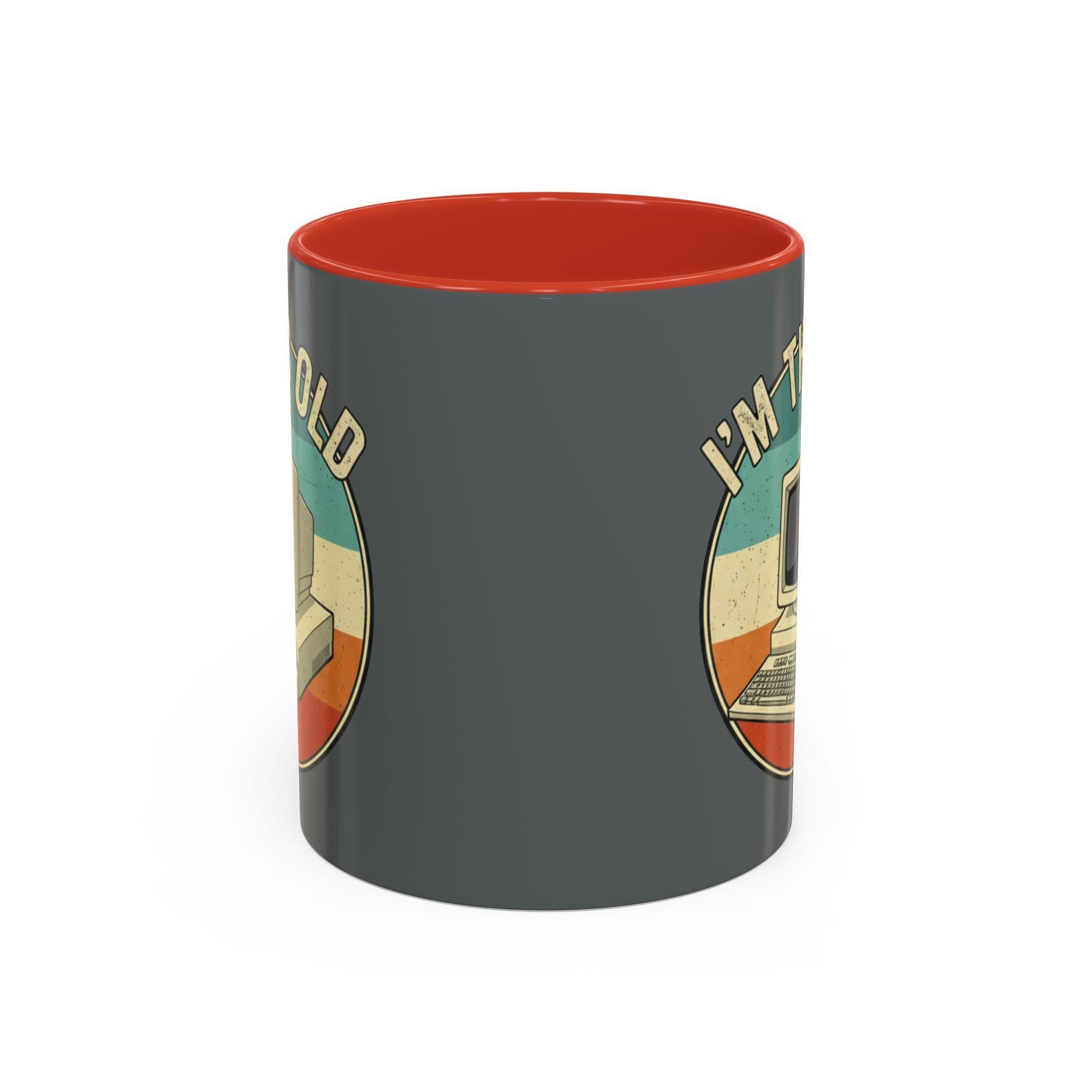 Im This Old Computer Mug, Retro PC Gift, Vintage Tech Mug, Geek Coffee Mug, Old School Computer, Gamer Mug, Computer Lover Gift