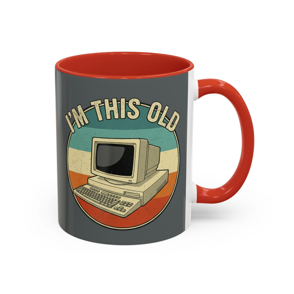 Im This Old Computer Mug, Retro PC Gift, Vintage Tech Mug, Geek Coffee Mug, Old School Computer, Gamer Mug, Computer Lover Gift