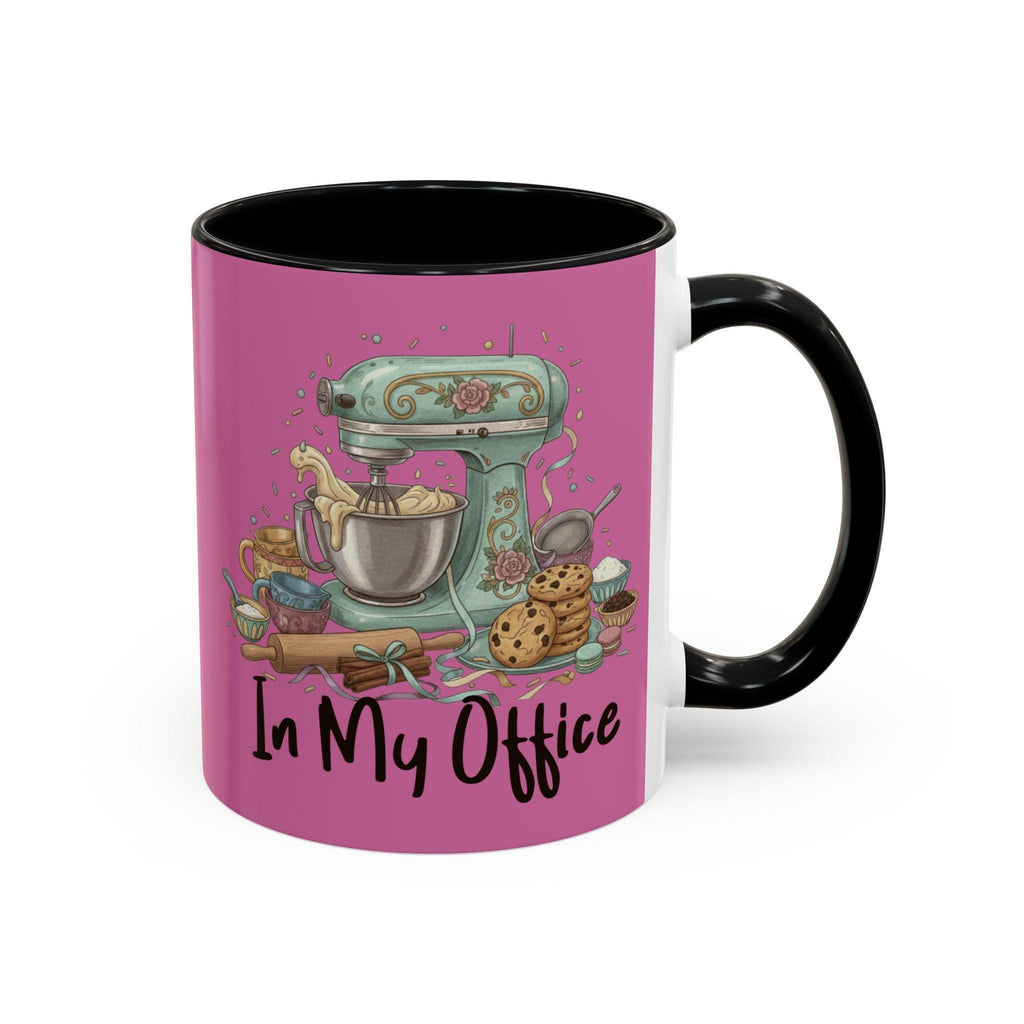 Baking Lover Mug, In My Office Baker Mug, Kitchen Mixer Illustration, Cookies Pastry Chef Gift, Gift for Bakers, Baking Theme Coffee Mug