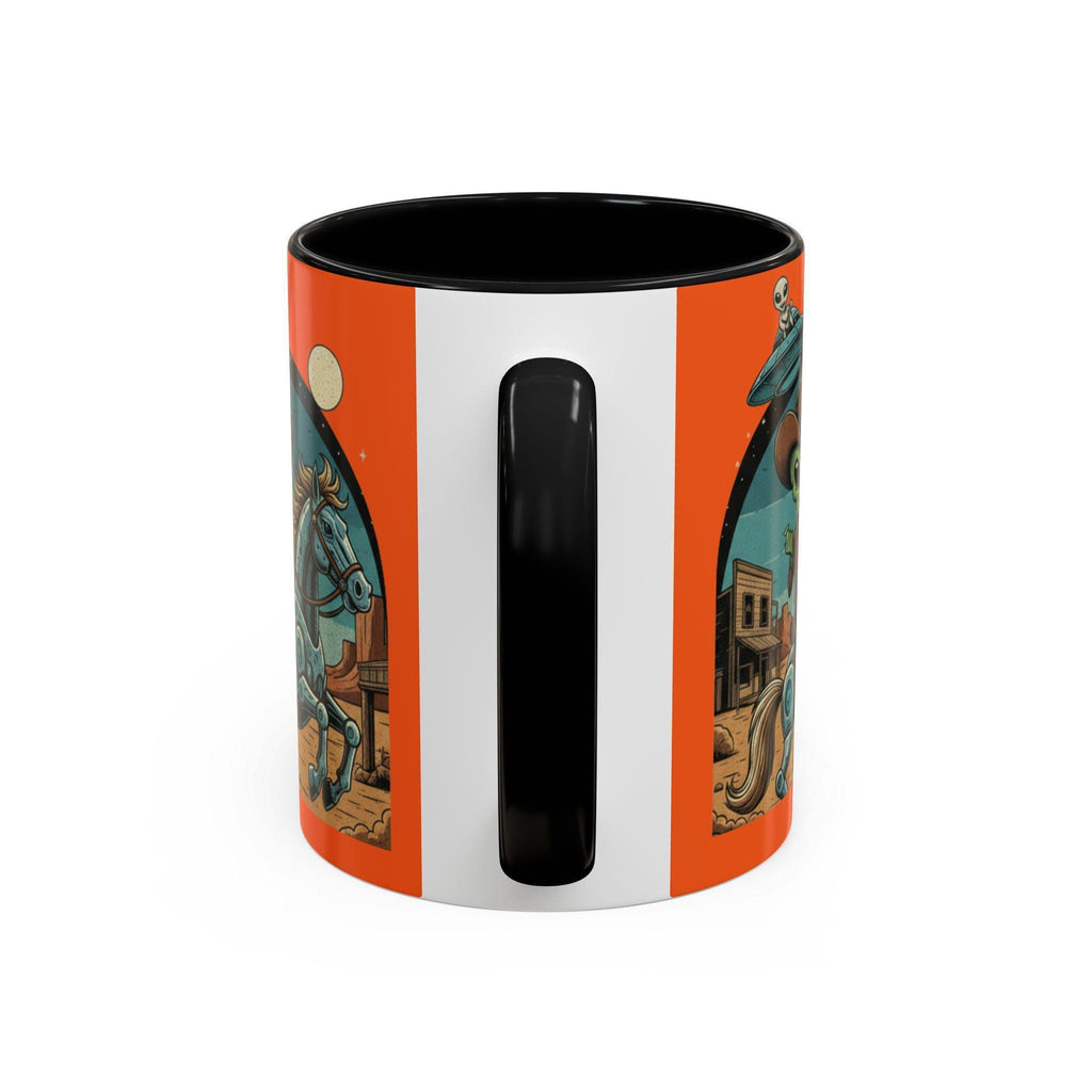 Alien Cowboy Mug, Western Mug, Sci-Fi Coffee Cup, Rodeo Alien, Space Cowboy, Novelty Mug, Funny Mugs, Gift For Him, Unique Mug, Coffee Lover