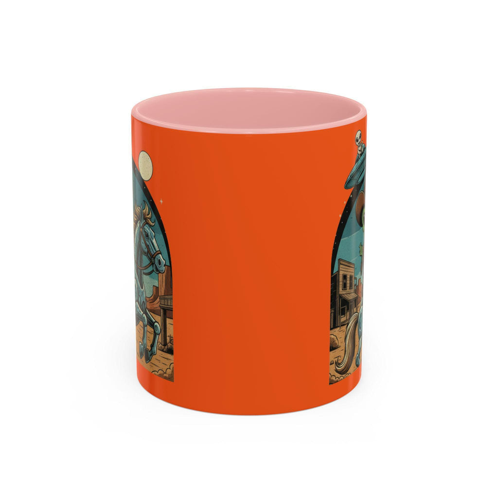 Alien Cowboy Mug, Western Mug, Sci-Fi Coffee Cup, Rodeo Alien, Space Cowboy, Novelty Mug, Funny Mugs, Gift For Him, Unique Mug, Coffee Lover
