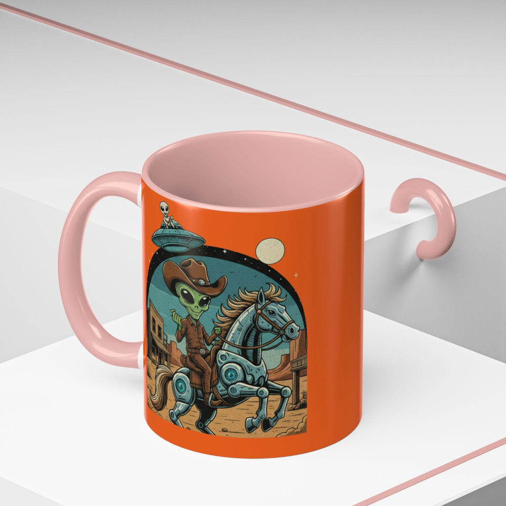 Alien Cowboy Mug, Western Mug, Sci-Fi Coffee Cup, Rodeo Alien, Space Cowboy, Novelty Mug, Funny Mugs, Gift For Him, Unique Mug, Coffee Lover