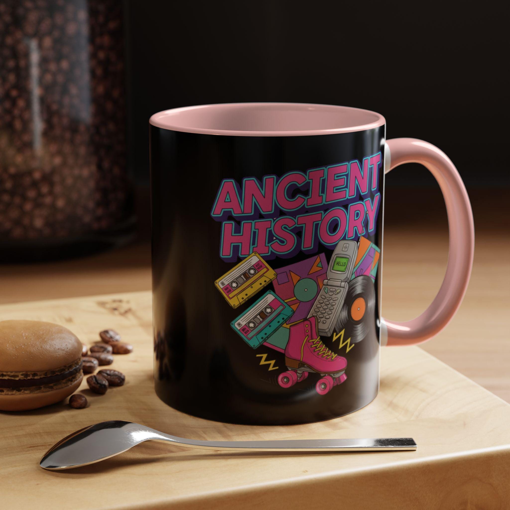 90s Throwback Mug, Ancient History Mug, Retro Nostalgia Cup, Vintage 90s Gift, Old School Style, 90s Party Favors, 90s Themed Mug