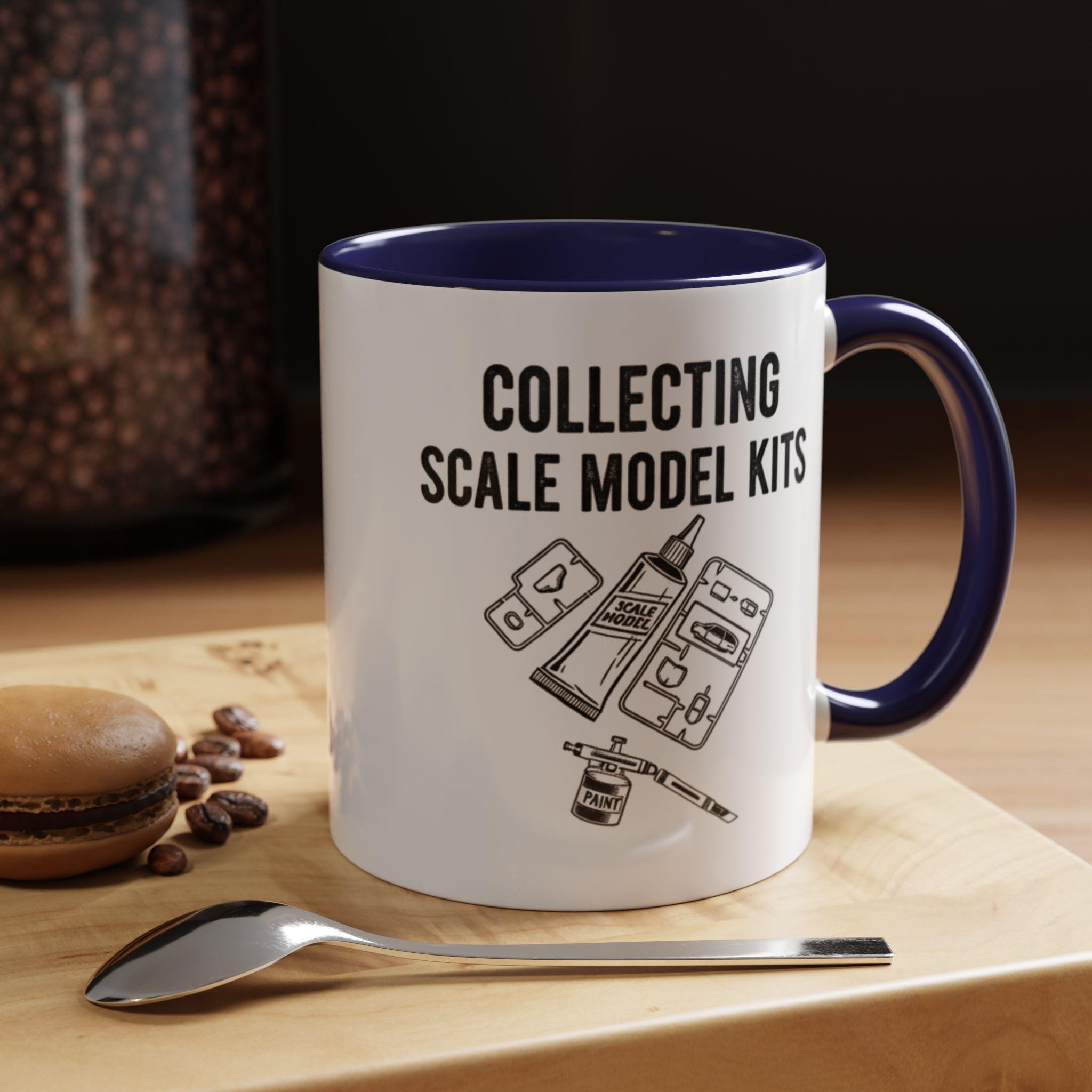 Collecting Scale Model Kits Mug, Hobby Gift Idea, Modeler Present, Scale Modeling Coffee Mug, Gift For Him, Gift For Her, Model Builder