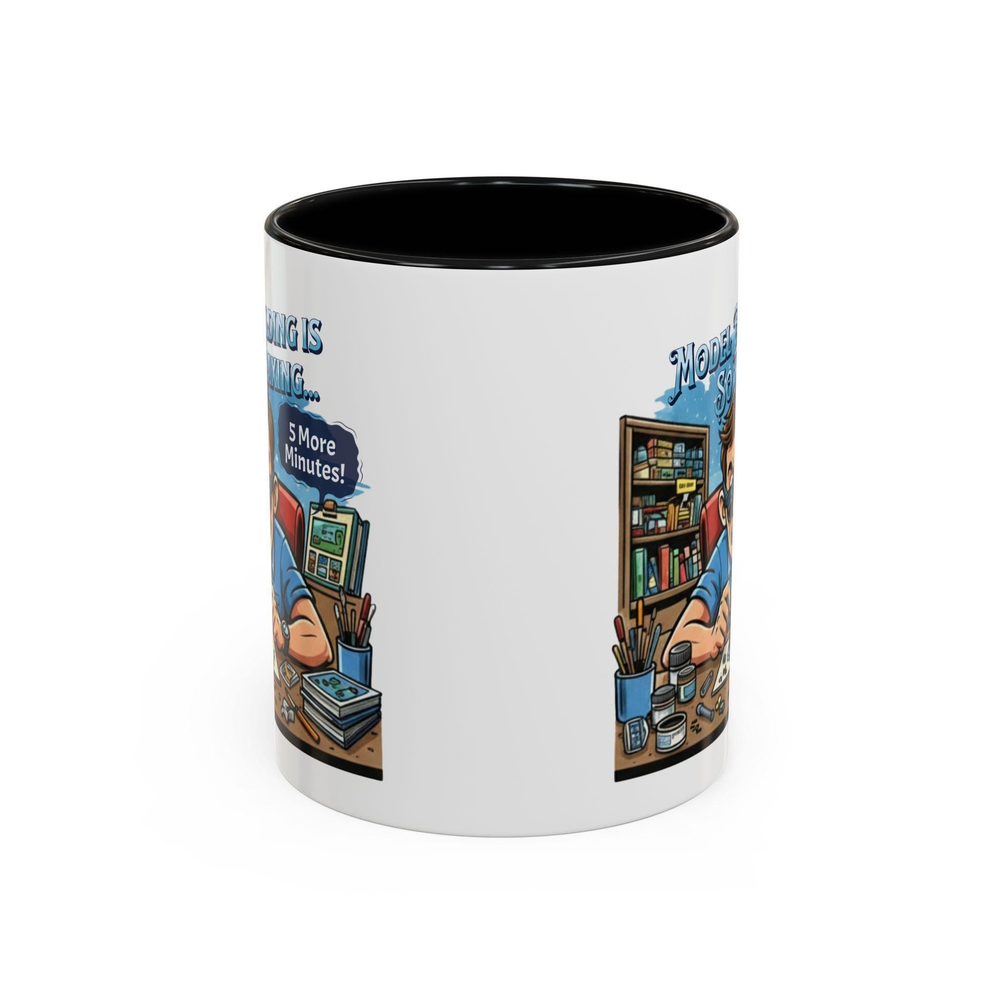 Model Building is So Relaxing Mug, Funny Hobby Mug, Modeler Gift Idea, Scale Model Mug, Miniature Build Mug, 5 More Minutes Mug
