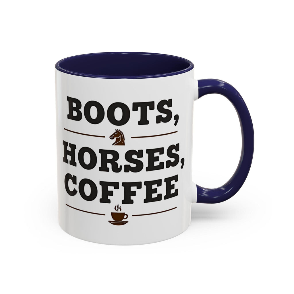 Boots Horses Coffee Mug, Horse Lover Gift, Coffee Lover Mug, Equestrian Mug, Farmhouse Mug, Funny Coffee Mug, Horse Riding Gift Idea