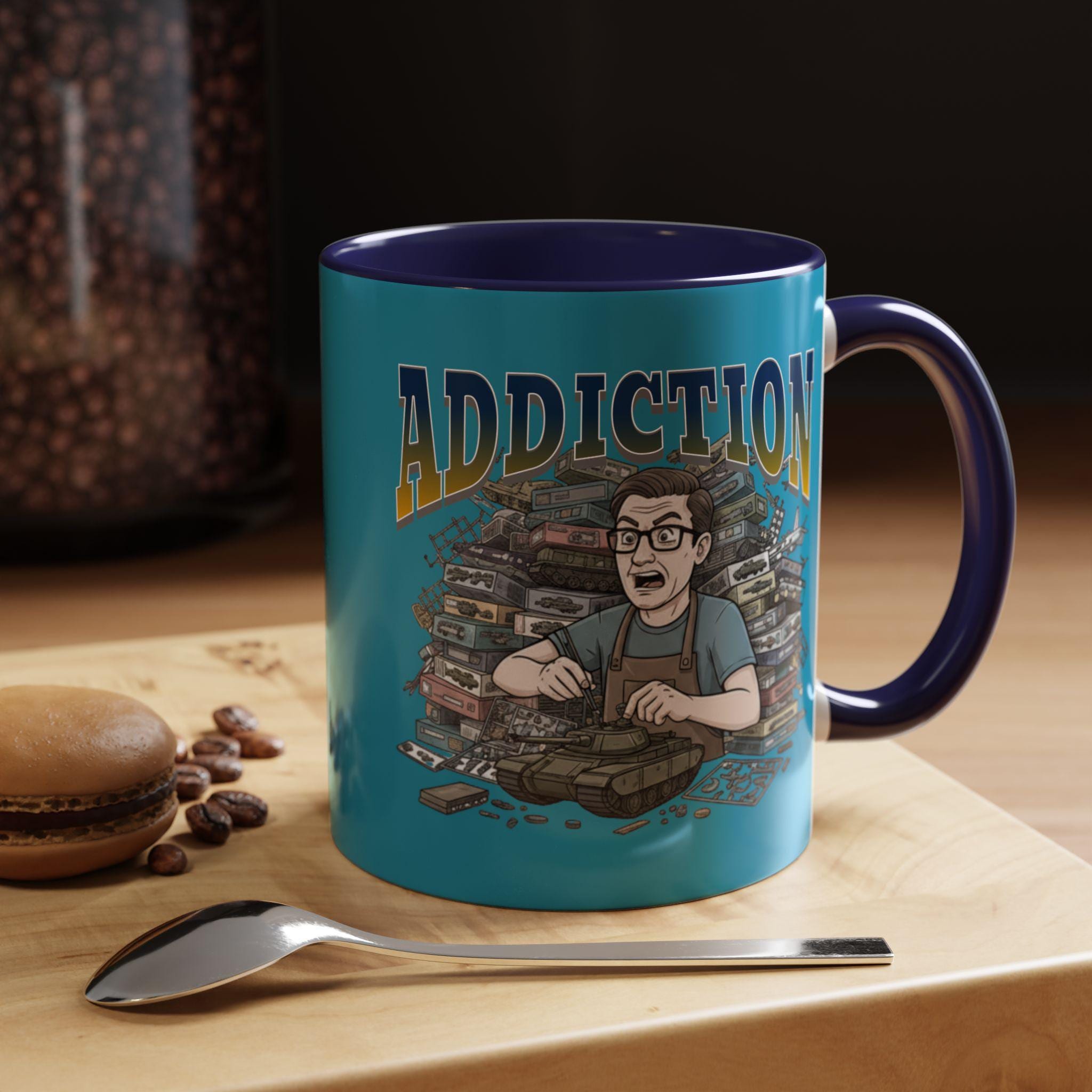 Addiction Hobby T-Shirt, Tank Models Mug, Addicted Modeler Gift, Tank Model Building, Tank Model Kits, Modeling Addiction Tee, Gift for