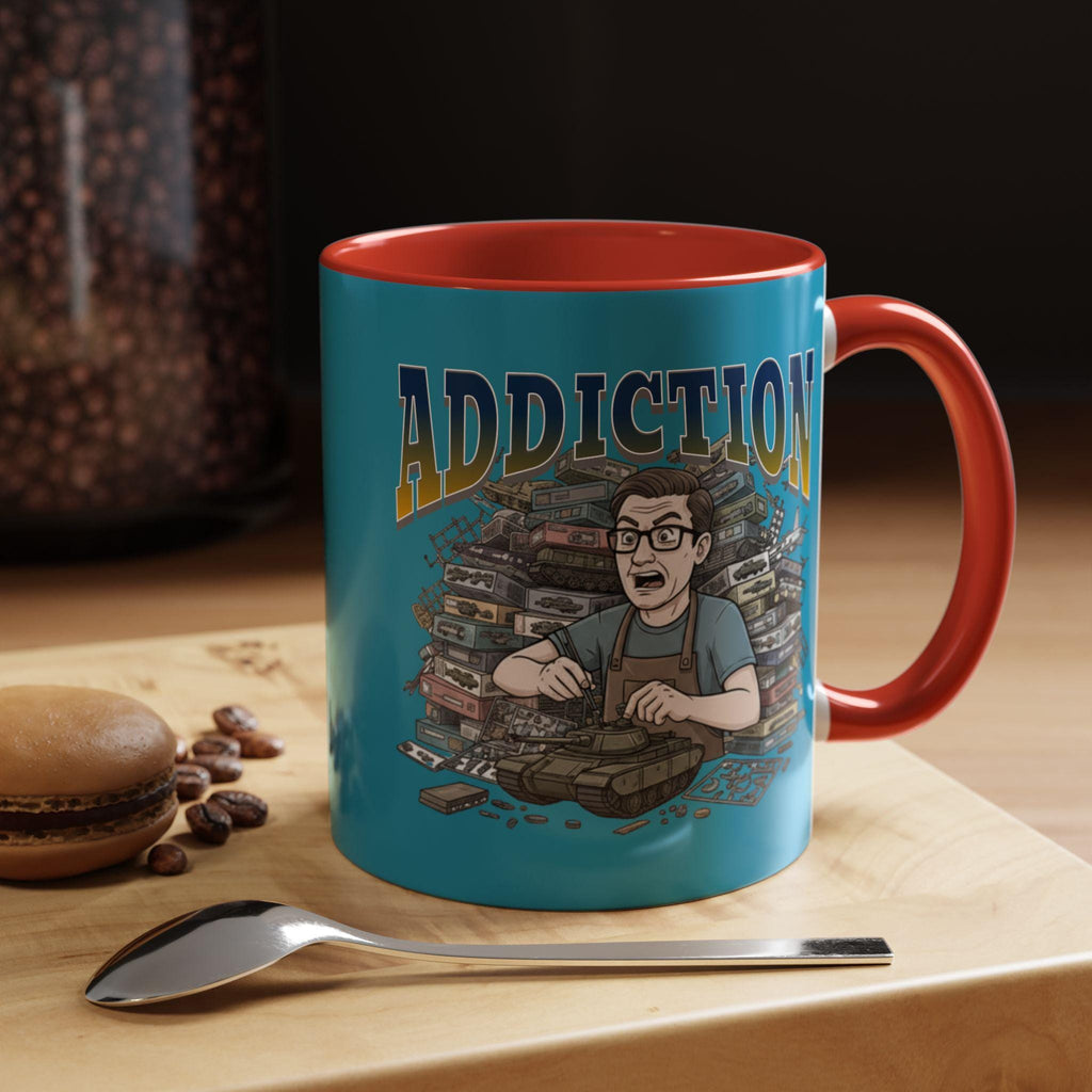 Addiction Hobby T-Shirt, Tank Models Mug, Addicted Modeler Gift, Tank Model Building, Tank Model Kits, Modeling Addiction Tee, Gift for