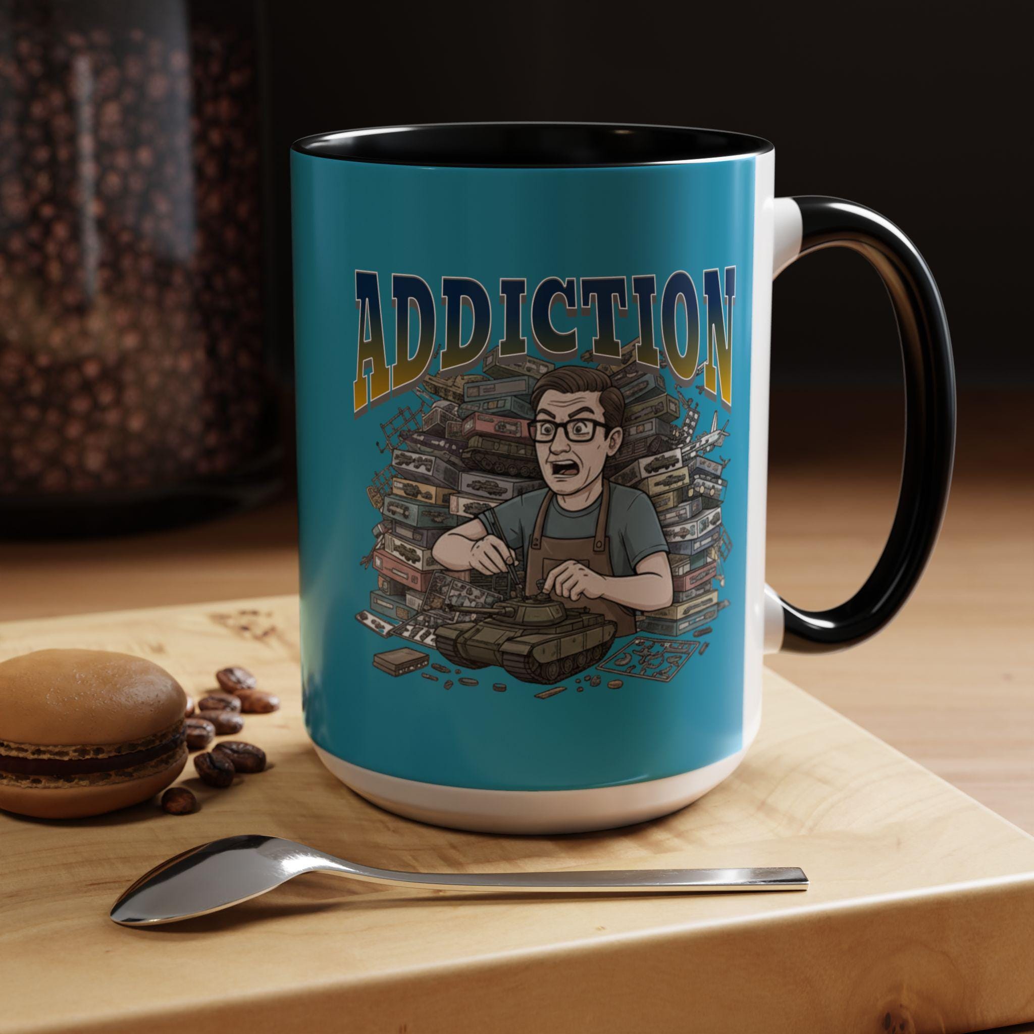 Addiction Hobby T-Shirt, Tank Models Mug, Addicted Modeler Gift, Tank Model Building, Tank Model Kits, Modeling Addiction Tee, Gift for