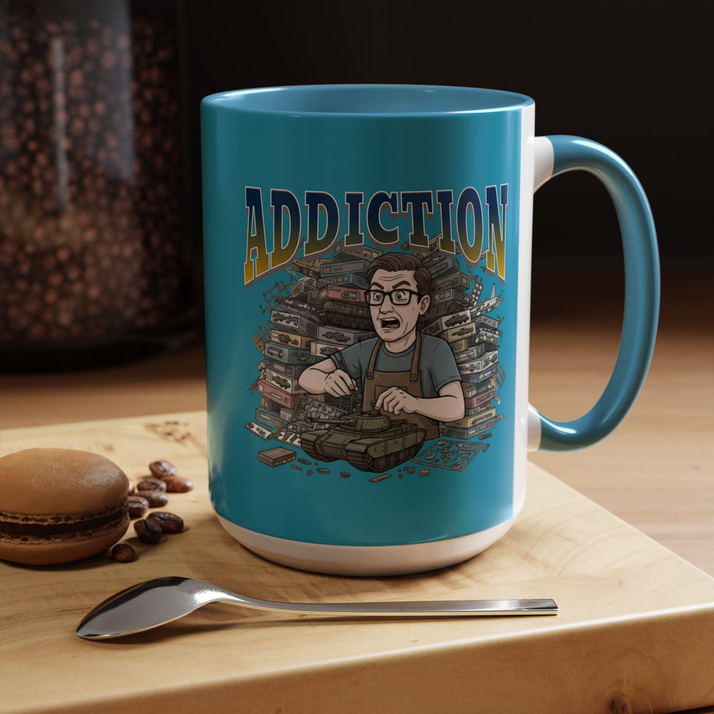 Addiction Hobby T-Shirt, Tank Models Mug, Addicted Modeler Gift, Tank Model Building, Tank Model Kits, Modeling Addiction Tee, Gift for