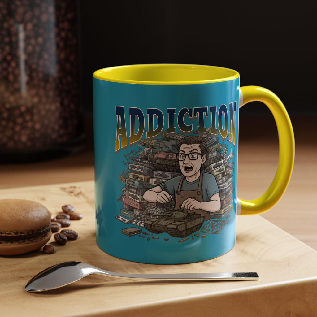 Addiction Hobby T-Shirt, Tank Models Mug, Addicted Modeler Gift, Tank Model Building, Tank Model Kits, Modeling Addiction Tee, Gift for