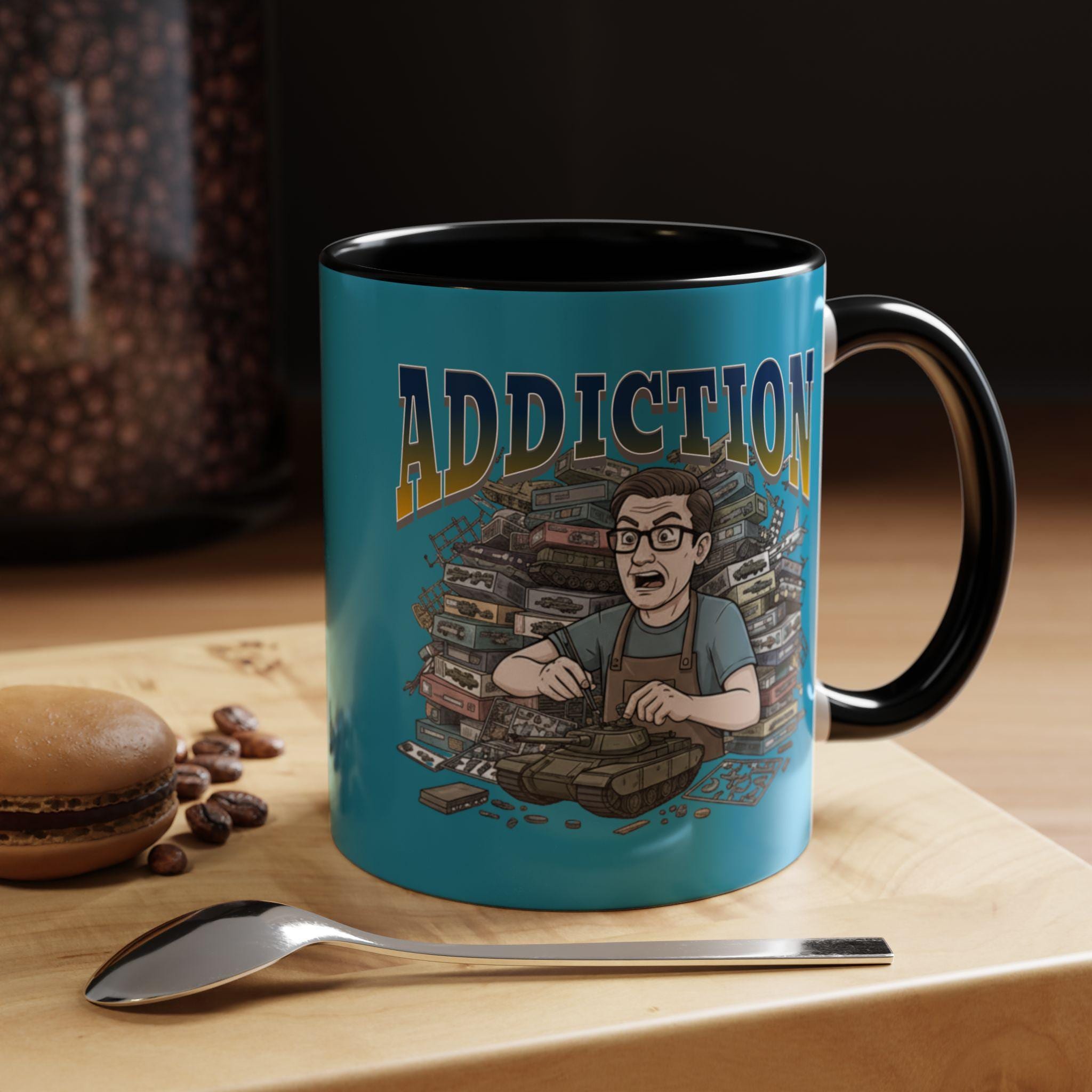 Addiction Hobby T-Shirt, Tank Models Mug, Addicted Modeler Gift, Tank Model Building, Tank Model Kits, Modeling Addiction Tee, Gift for