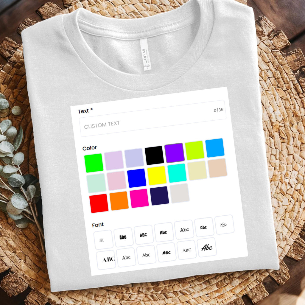 Personalized Critter T-Shirt, Custom Animal Tee, Funny Animal Shirt, Choose Your Text, Custom Gift Shirt, Animal Lover Gift, Book Lover