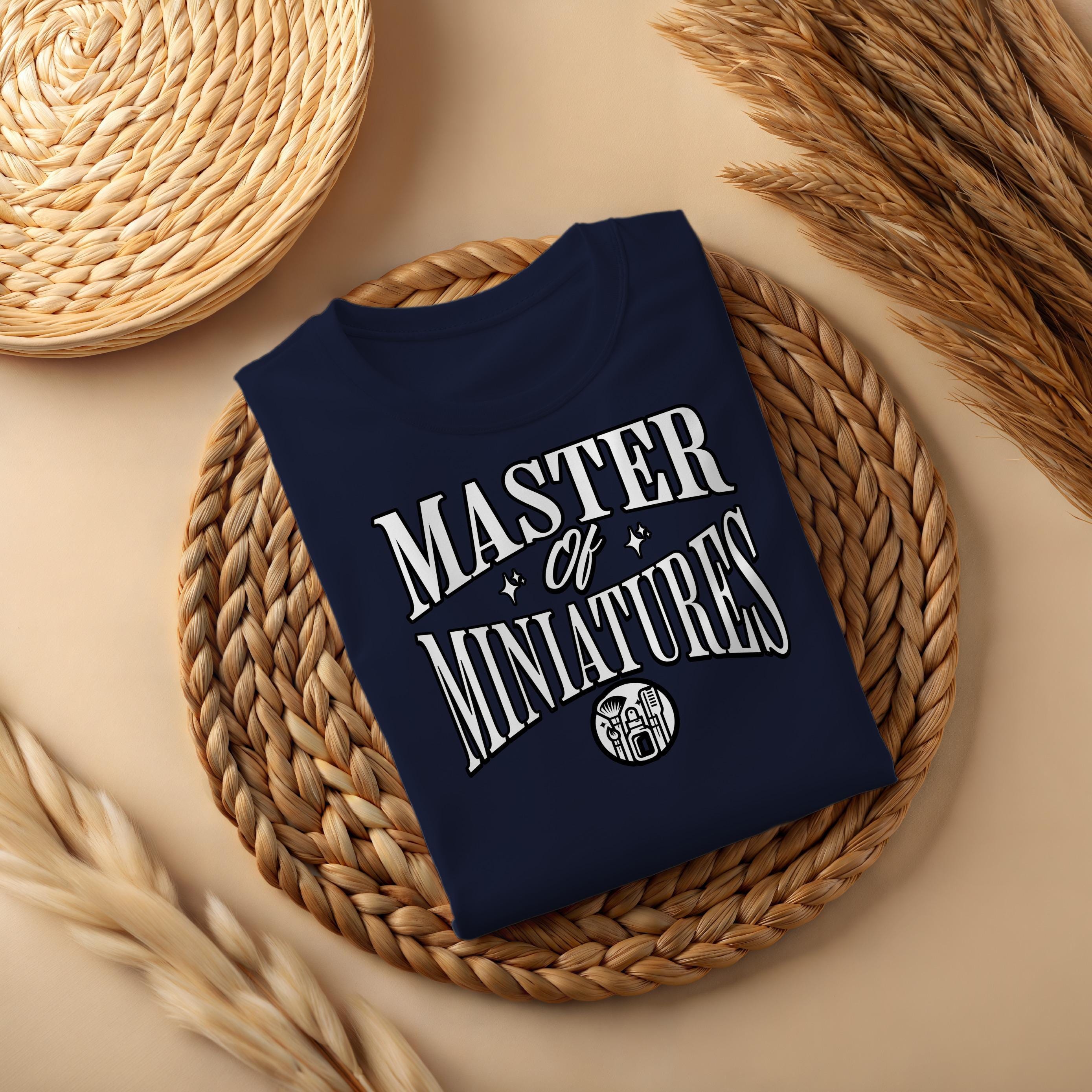Master of Miniatures T-Shirt, Gift for Collectors, Miniature Hobby Shirt, Unique Collector Apparel, Enthusiast Tee
