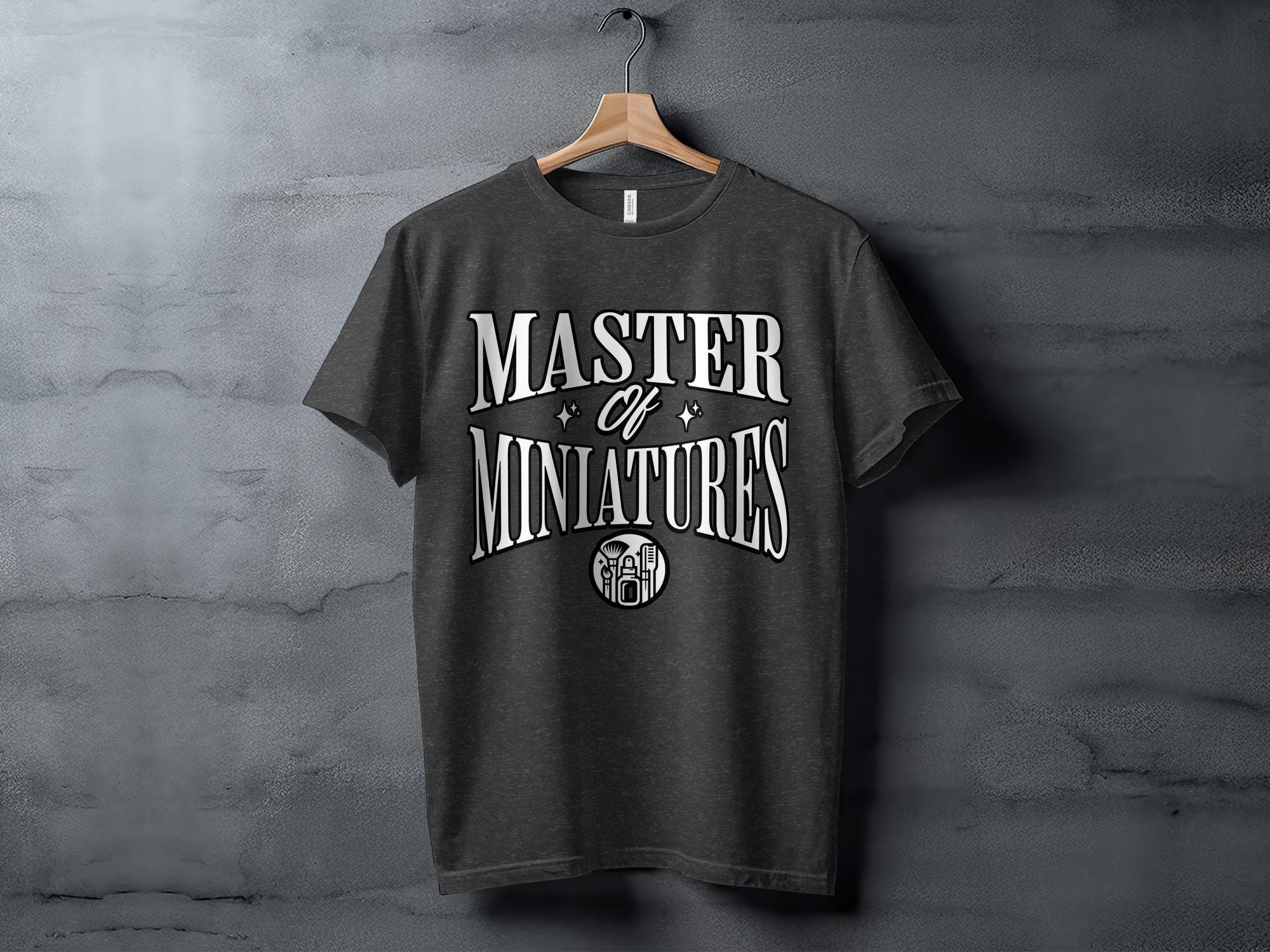 Master of Miniatures T-Shirt, Funny Hobby Shirt, Gamers Tee, Miniature Enthusiast Gift, Board Game Lover T-Shirt, Geeky Apparel