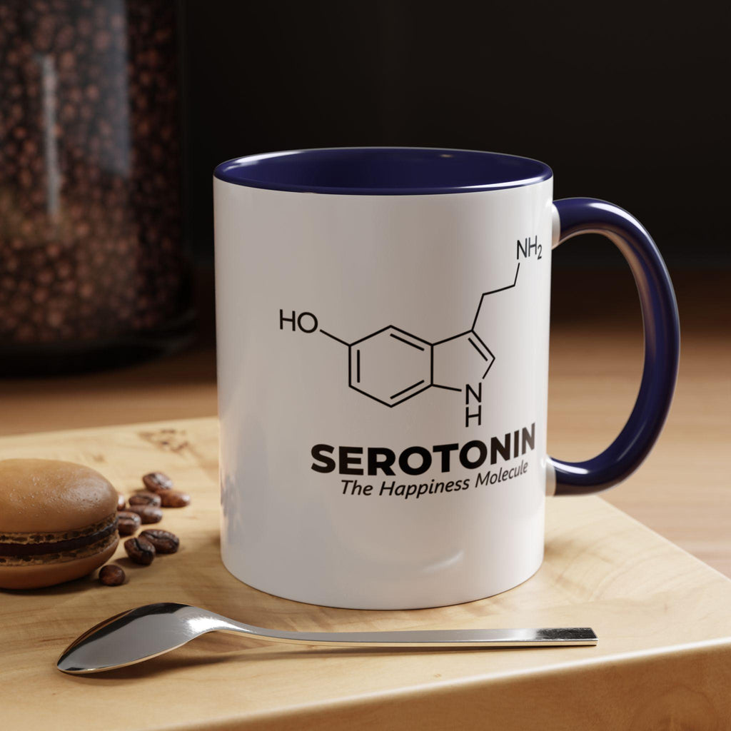 Serotonin Mug, Happiness Molecule, Science Gift, Chemistry Coffee Cup, Unique Gift Idea, Scientist Mug, Nerdy Gift, Professor Gift