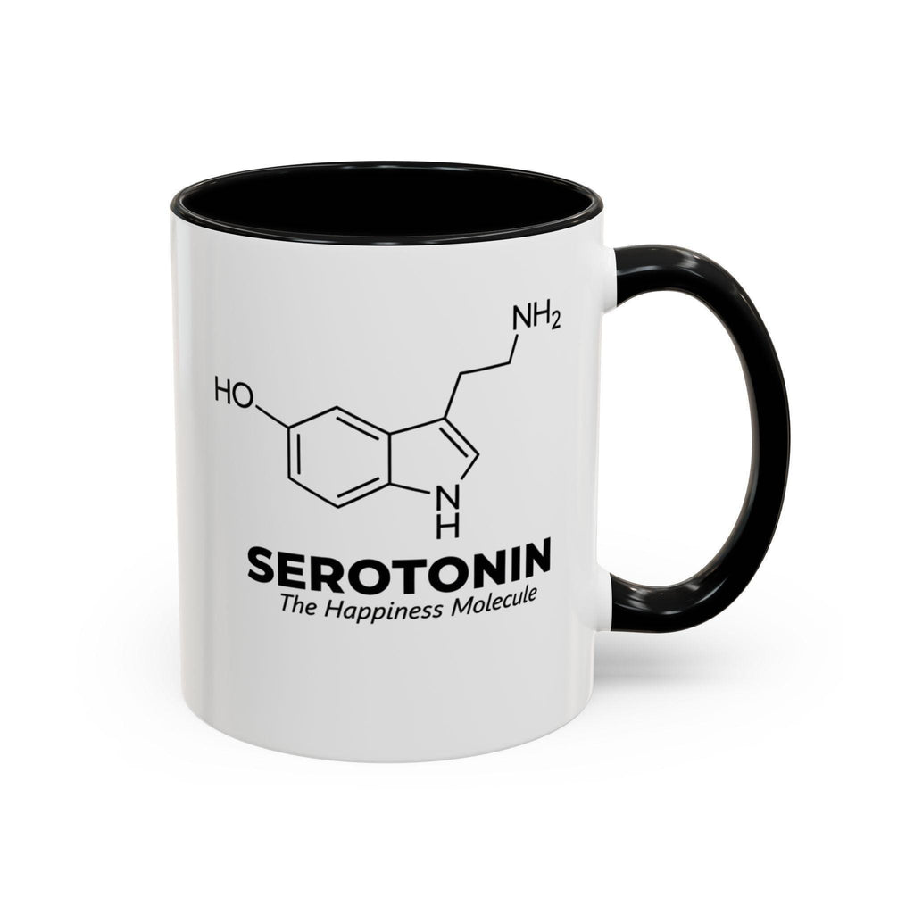 Serotonin Mug, Happiness Molecule, Science Gift, Chemistry Coffee Cup, Unique Gift Idea, Scientist Mug, Nerdy Gift, Professor Gift