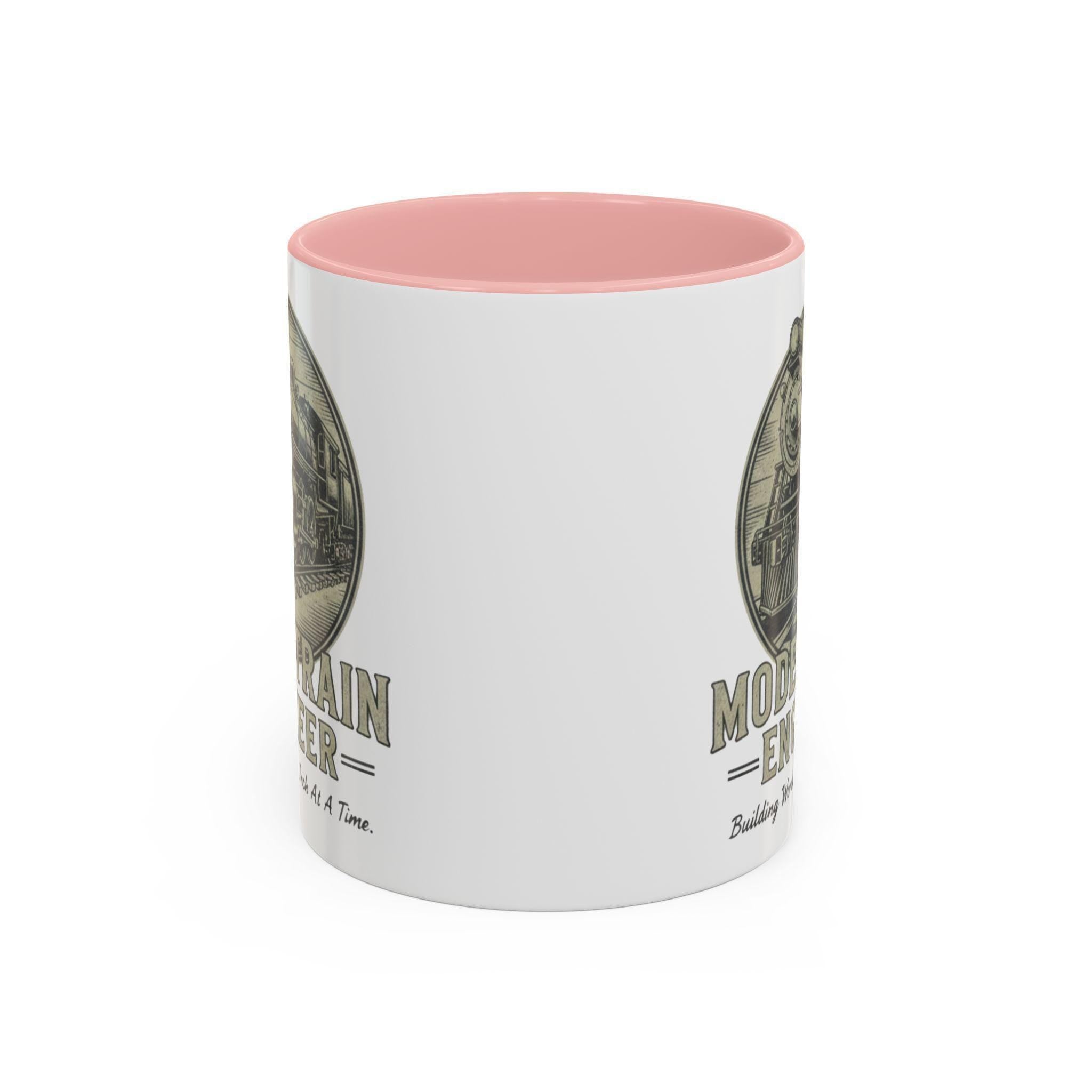 Model Train Engineer Mug, Railroad Lover Gift, Steam Engine Mug, Train Hobbyist Coffee Cup, Train Enthusiast Gift, Gift For Train Lover