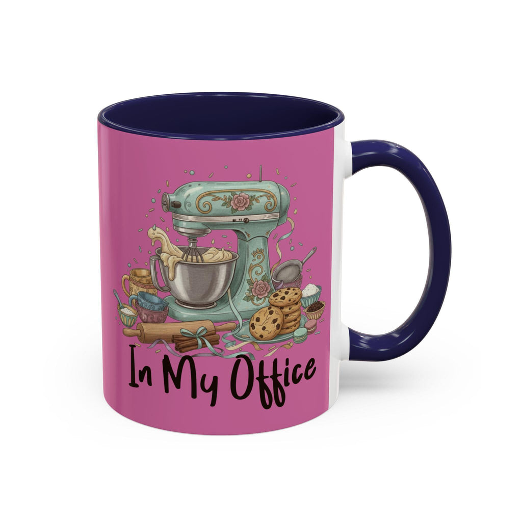Baking Lover Mug, In My Office Baker Mug, Kitchen Mixer Illustration, Cookies Pastry Chef Gift, Gift for Bakers, Baking Theme Coffee Mug