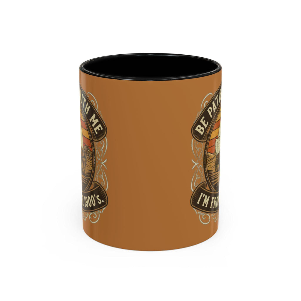Covered Wagon Mug, Be Patient With Me Mug, From 1900s Mug, Vintage Style Mug, Funny Sarcastic Mug, Retro Western Mug, Novelty Coffee Mug