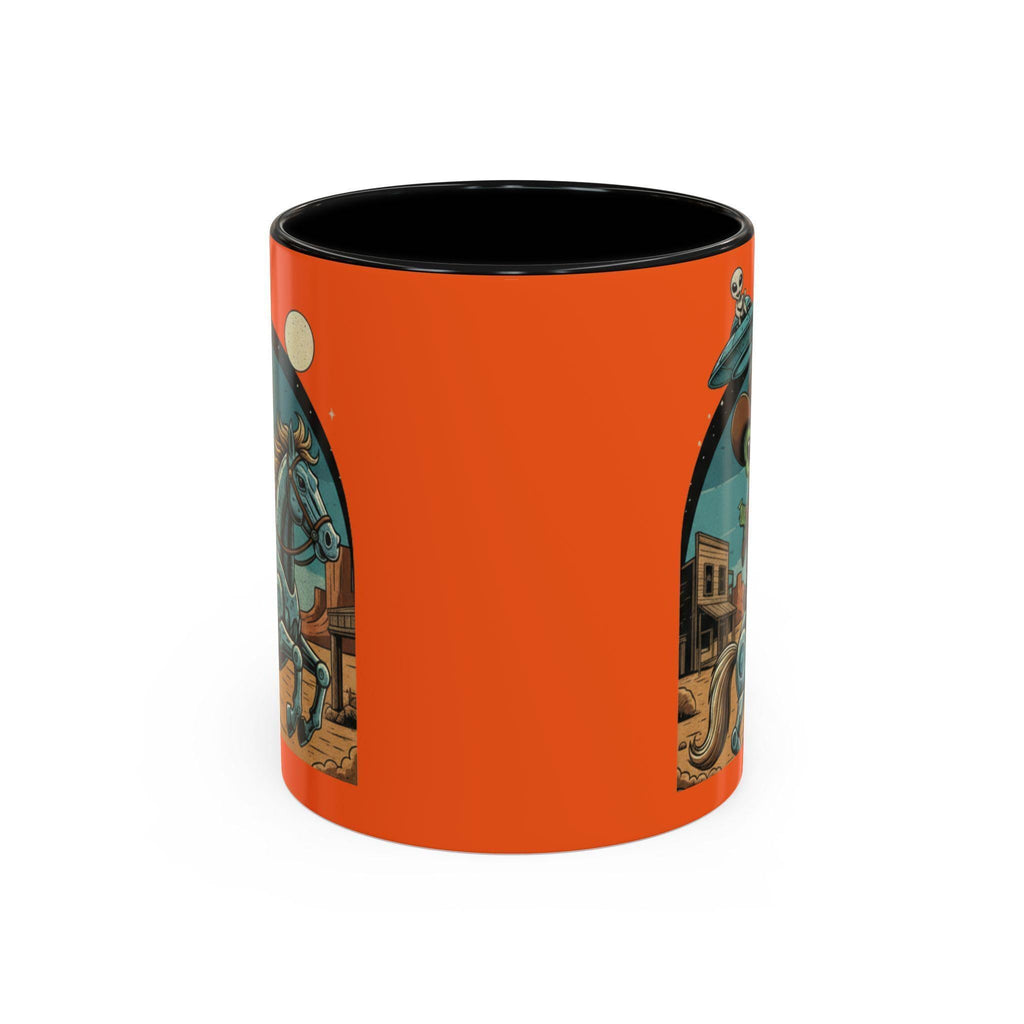 Alien Cowboy Mug, Western Mug, Sci-Fi Coffee Cup, Rodeo Alien, Space Cowboy, Novelty Mug, Funny Mugs, Gift For Him, Unique Mug, Coffee Lover