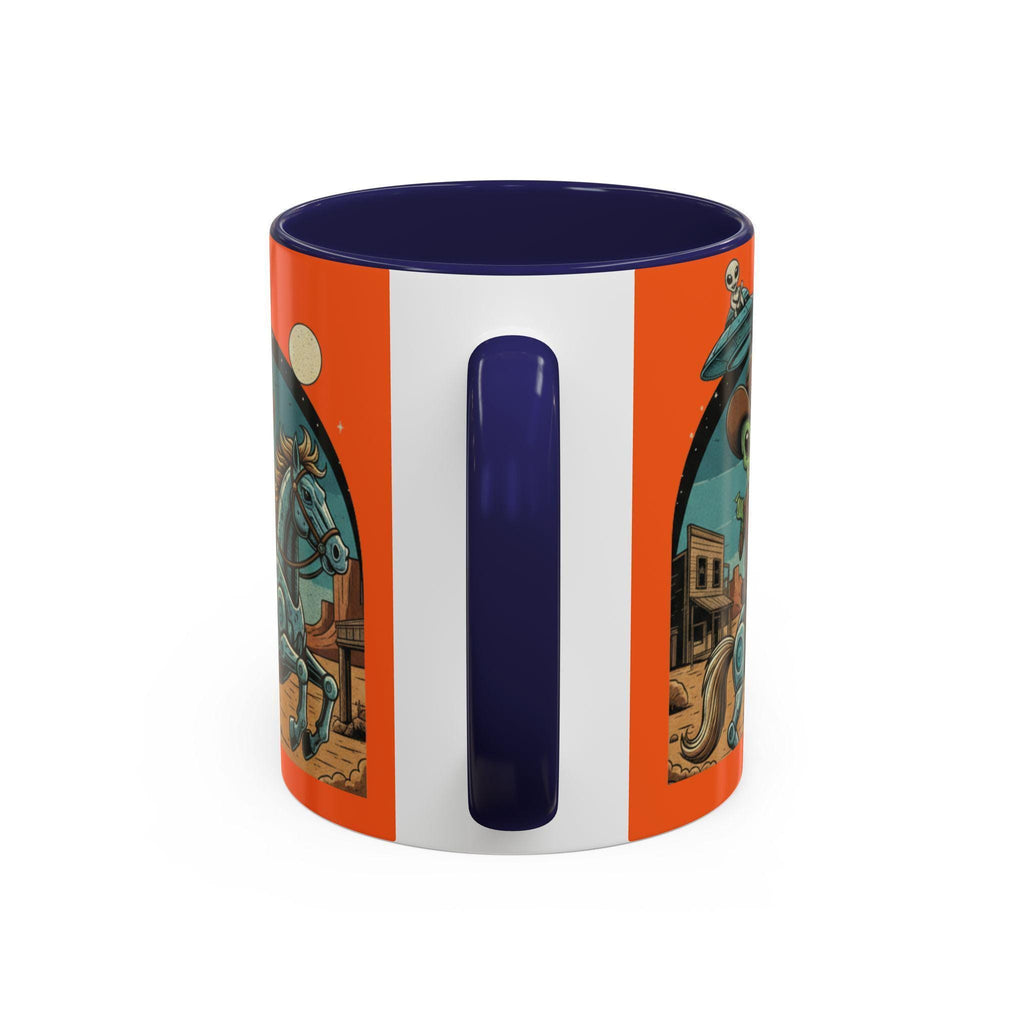 Alien Cowboy Mug, Western Mug, Sci-Fi Coffee Cup, Rodeo Alien, Space Cowboy, Novelty Mug, Funny Mugs, Gift For Him, Unique Mug, Coffee Lover