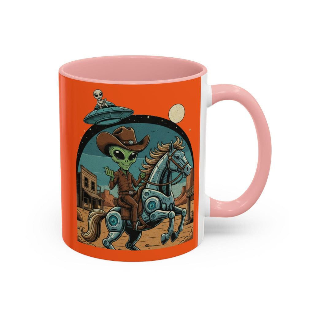 Alien Cowboy Mug, Western Mug, Sci-Fi Coffee Cup, Rodeo Alien, Space Cowboy, Novelty Mug, Funny Mugs, Gift For Him, Unique Mug, Coffee Lover