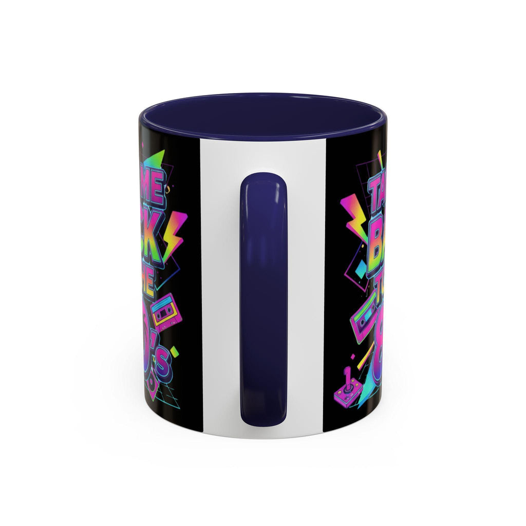 Take Me Back 80s Mug, Retro Gift, Neon 80s Party Theme, Vintage Eighties Nostalgia, 80s Coffee Cup, Eighties Gift Idea, 80s Decor