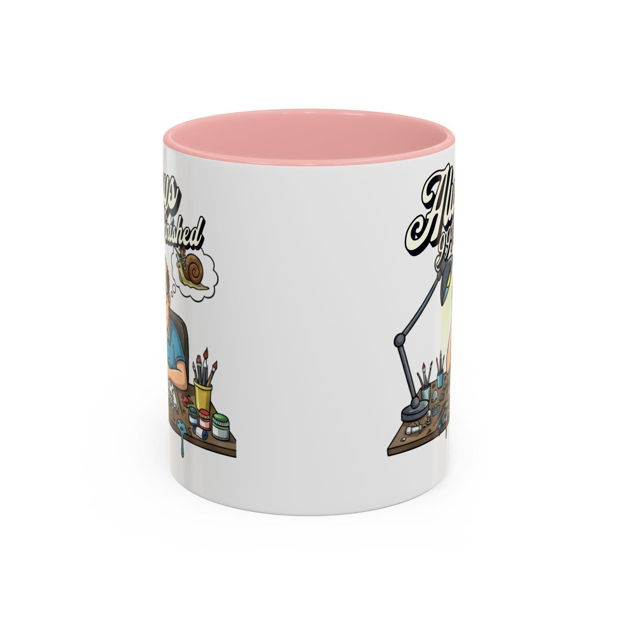 Always 99% Finished Mug, Miniature Painting Mug, Hobbyist Gift Idea, Funny Coffee Mug, Tabletop Gaming Mug, Gift for Mini Painter