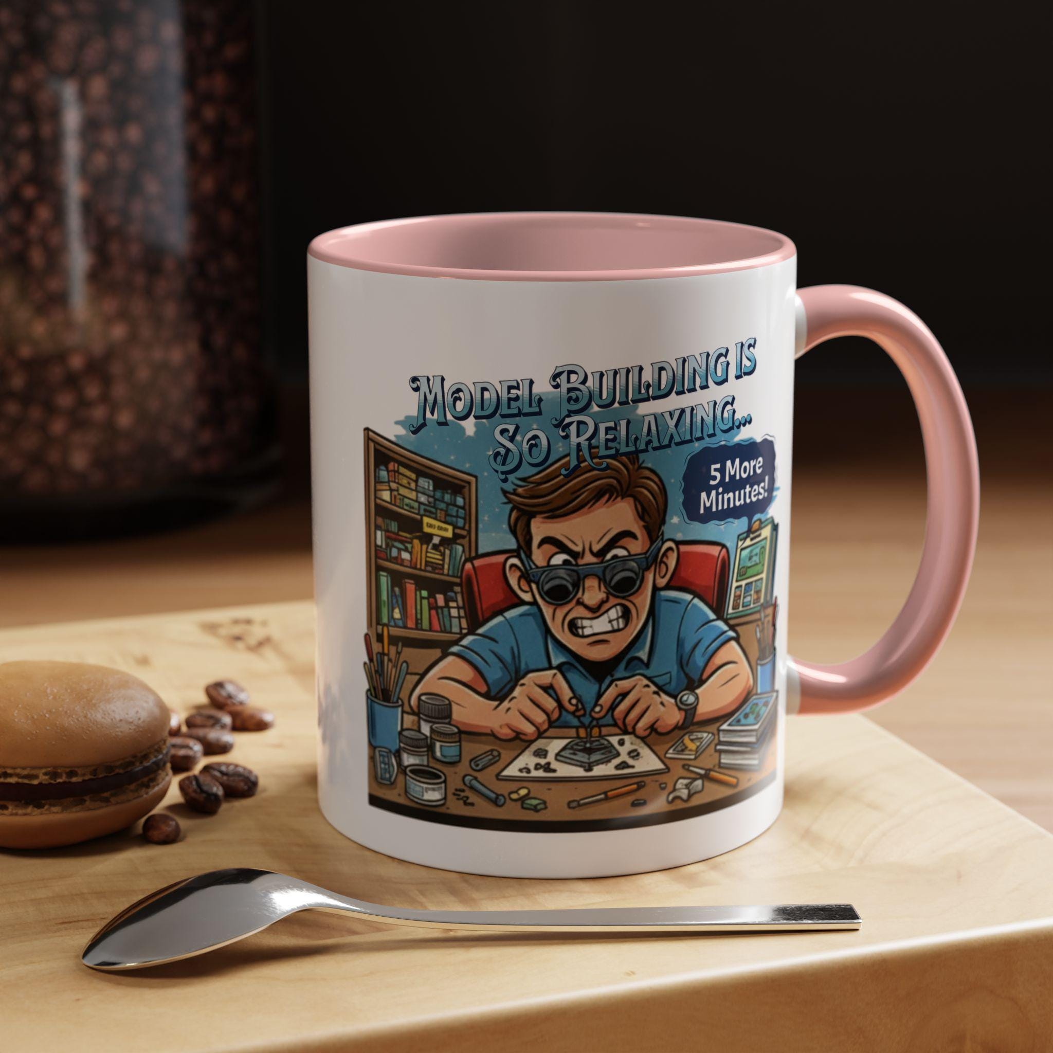 Model Building is So Relaxing Mug, Funny Hobby Mug, Modeler Gift Idea, Scale Model Mug, Miniature Build Mug, 5 More Minutes Mug