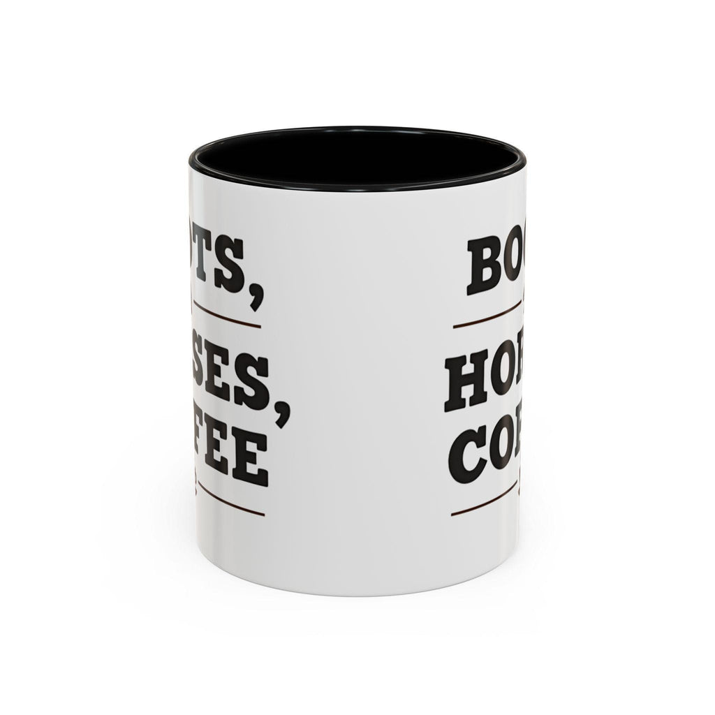 Boots Horses Coffee Mug, Horse Lover Gift, Coffee Lover Mug, Equestrian Mug, Farmhouse Mug, Funny Coffee Mug, Horse Riding Gift Idea