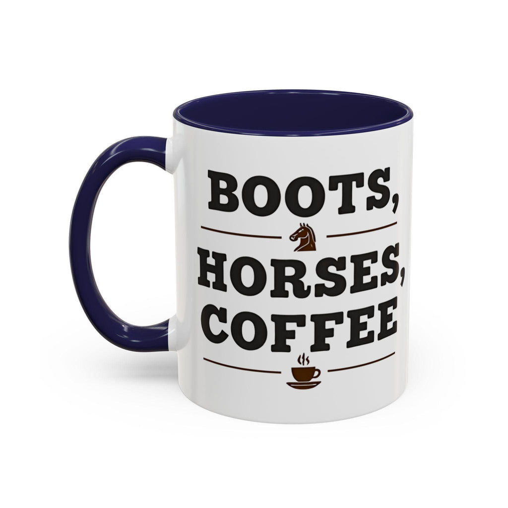 Boots Horses Coffee Mug, Horse Lover Gift, Coffee Lover Mug, Equestrian Mug, Farmhouse Mug, Funny Coffee Mug, Horse Riding Gift Idea