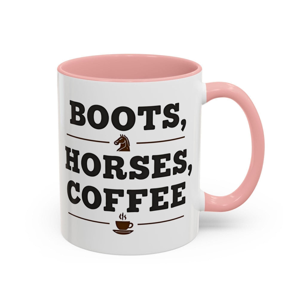 Boots Horses Coffee Mug, Horse Lover Gift, Coffee Lover Mug, Equestrian Mug, Farmhouse Mug, Funny Coffee Mug, Horse Riding Gift Idea