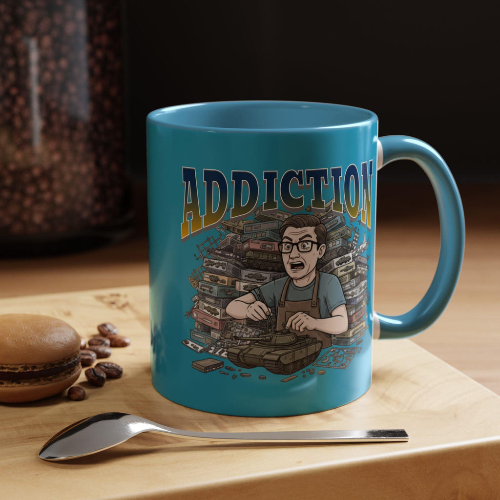 Addiction Hobby T-Shirt, Tank Models Mug, Addicted Modeler Gift, Tank Model Building, Tank Model Kits, Modeling Addiction Tee, Gift for