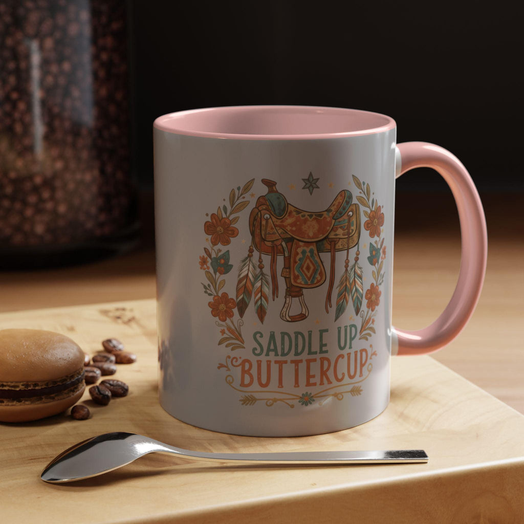 Saddle Up Buttercup Mug, Cowboy Gift, Western Mug, Horse Lover Mug, Country Girl Mug, Rustic Mug, Unique Coffee Mug, Cute Mug