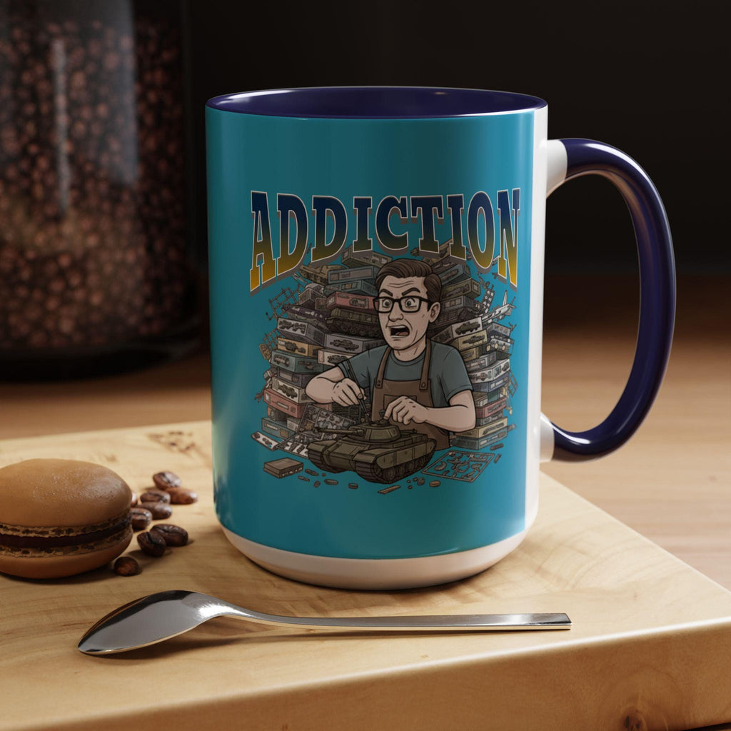 Addiction Hobby T-Shirt, Tank Models Mug, Addicted Modeler Gift, Tank Model Building, Tank Model Kits, Modeling Addiction Tee, Gift for