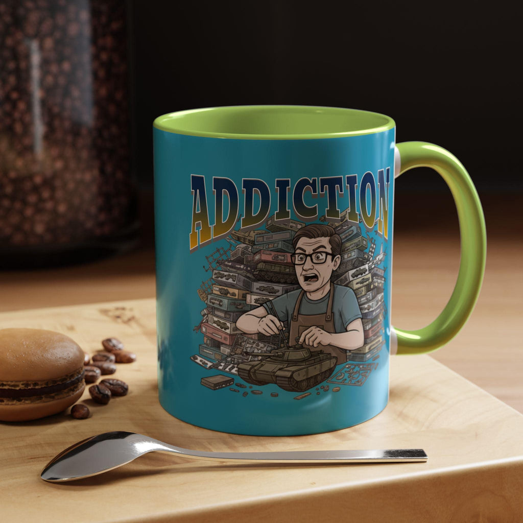 Addiction Hobby T-Shirt, Tank Models Mug, Addicted Modeler Gift, Tank Model Building, Tank Model Kits, Modeling Addiction Tee, Gift for