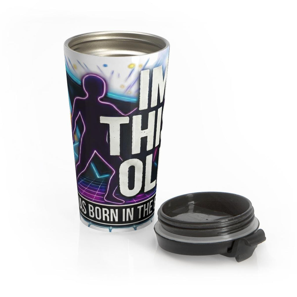 Stainless Steel Travel Tumbler, Insulated Coffee Mug, Funny Travel Mug, Perfect Gift for Coffee Lovers, I'm This Old Design