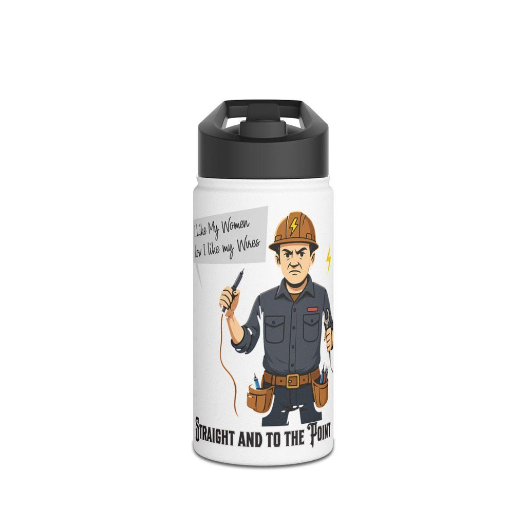 Funny Construction Worker Travel Mug, Straight and to the Point Coffee Cup, Unique Gift for Tradesmen, Insulated Tumbler