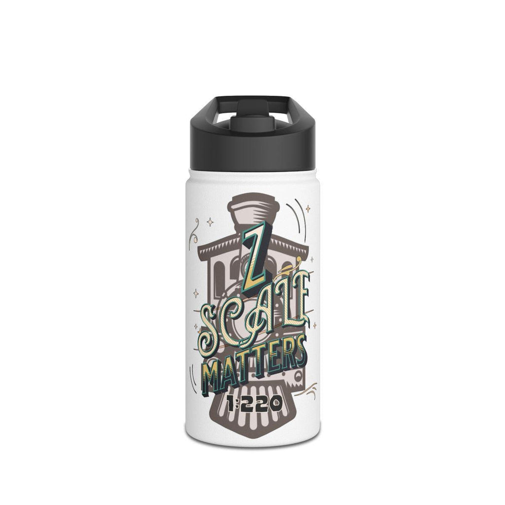 Train Scale Matters Water Bottle, Funny Train Enthusiast Gift, Unique Train Lover Accessory, Train Lover Novelty Flask, Travel Flask