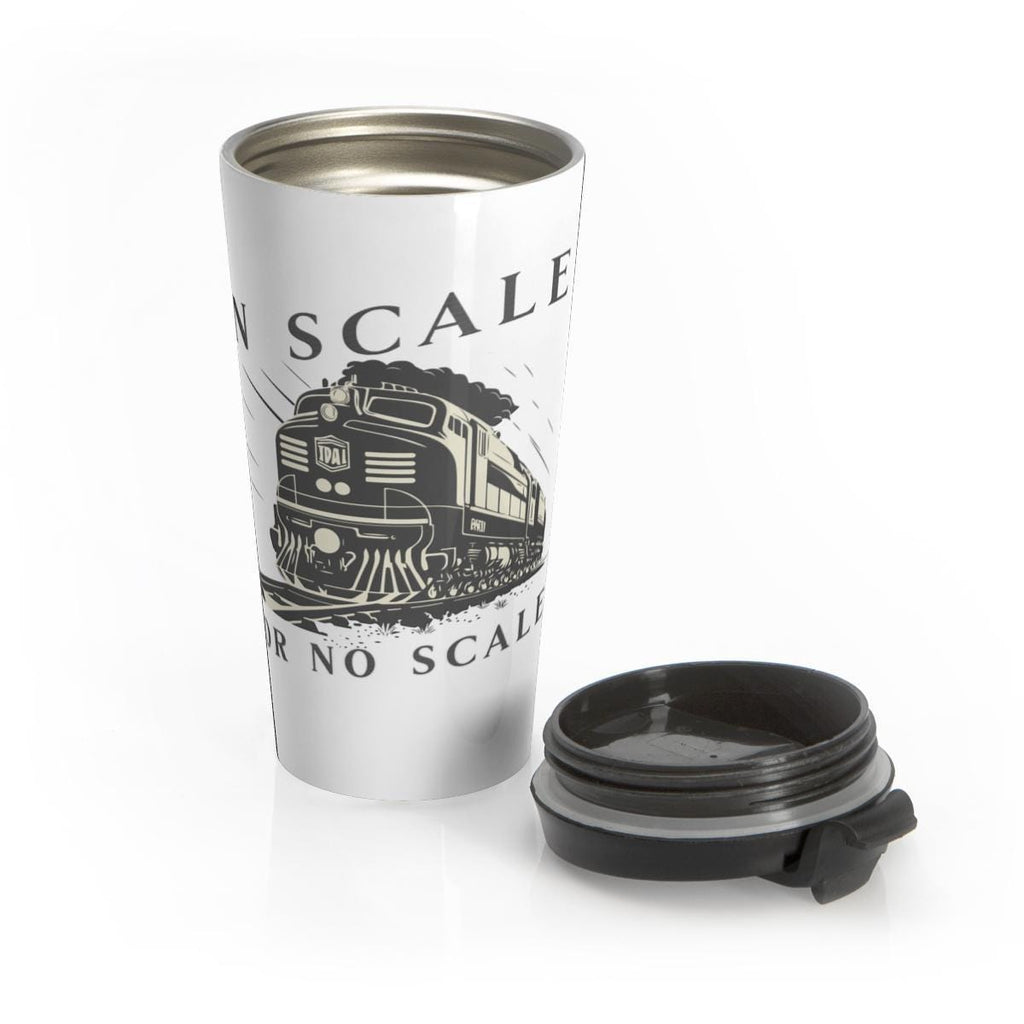 Vintage train travel mug, Retro train lover gift, Train enthusiast tumbler, Classic train design, Railway commuter cup