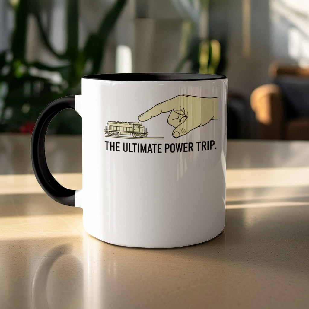Funny Coffee Mug, The Ultimate Power Trip Mug, Unique Gift Idea, Office Humor Mug, Hilarious Coffee Cup, Novelty Work Mug
