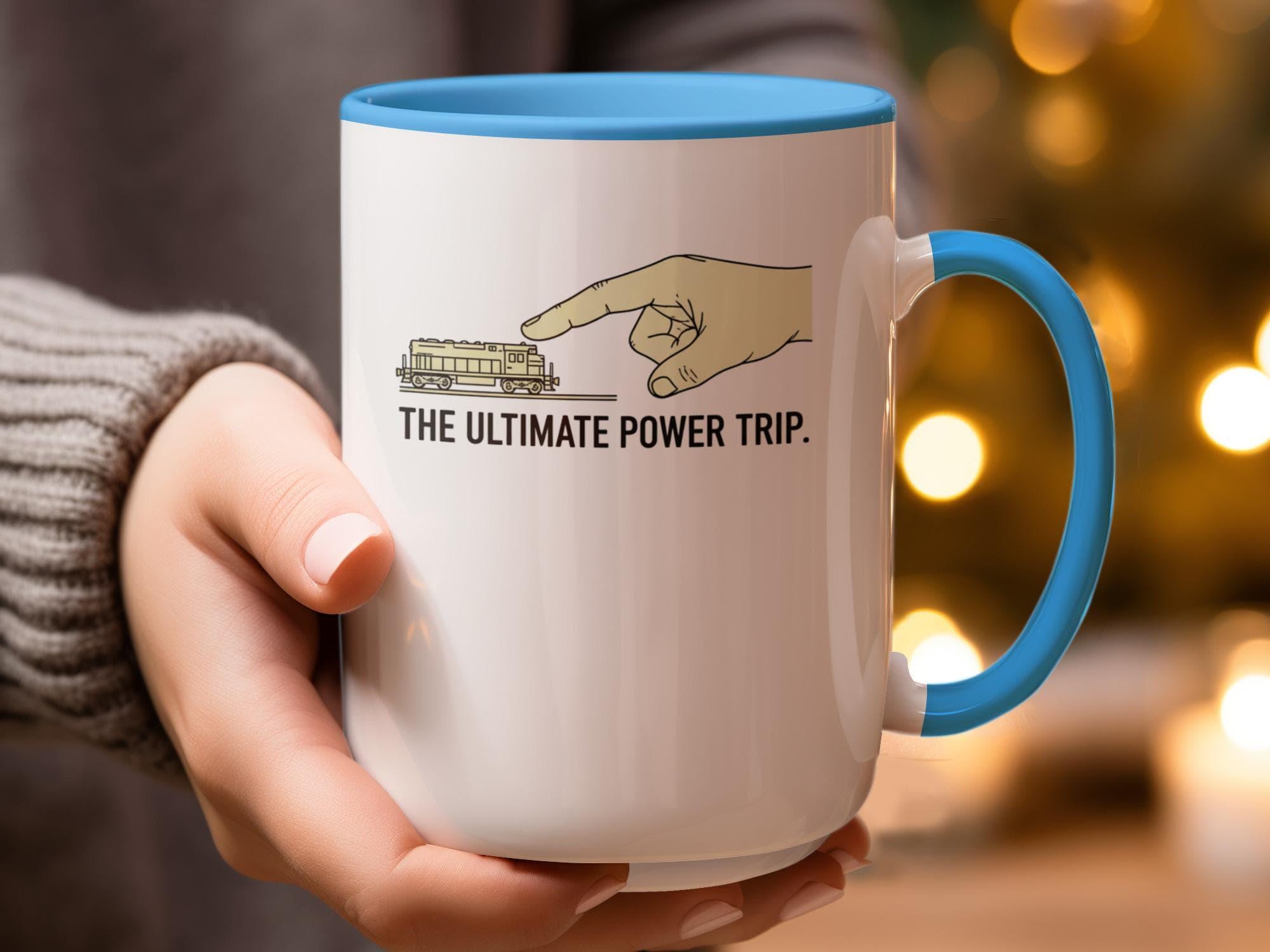 Funny Train Mug For Coffee Lovers, Unique Gift For Train Enthusiasts, Cool Train Themed Coffee Cup, Quirky Railroad Present