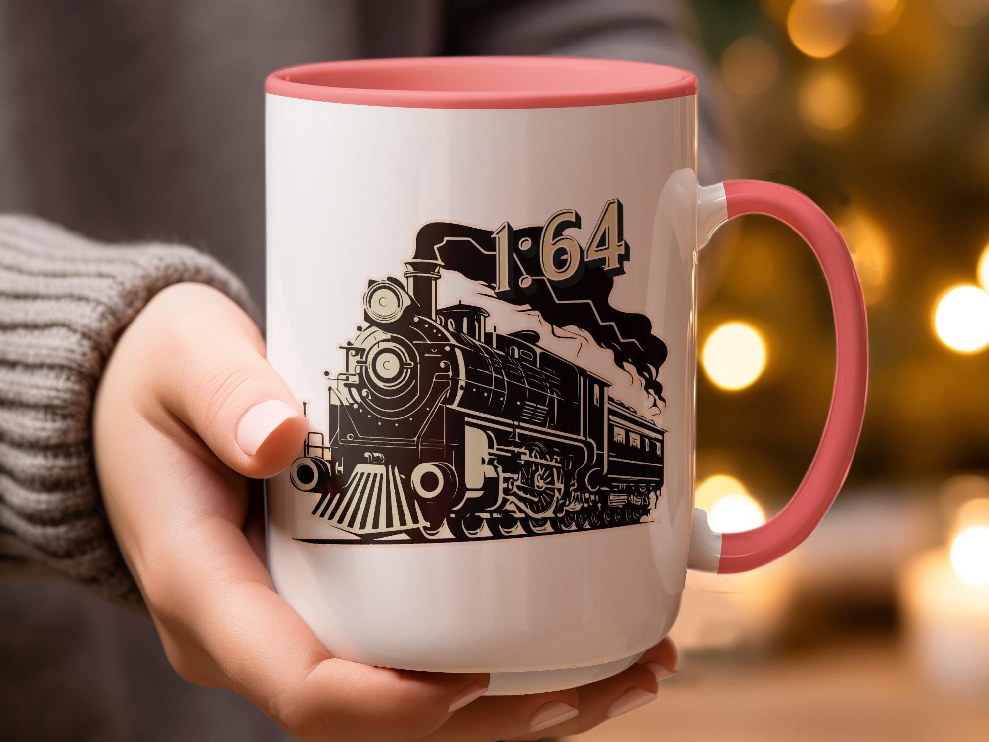 Train Lover's Coffee Mug, Perfect Gift for Train Enthusiasts, Vintage Train Design Mug, Train Collector's Mug, Unique Train Mug