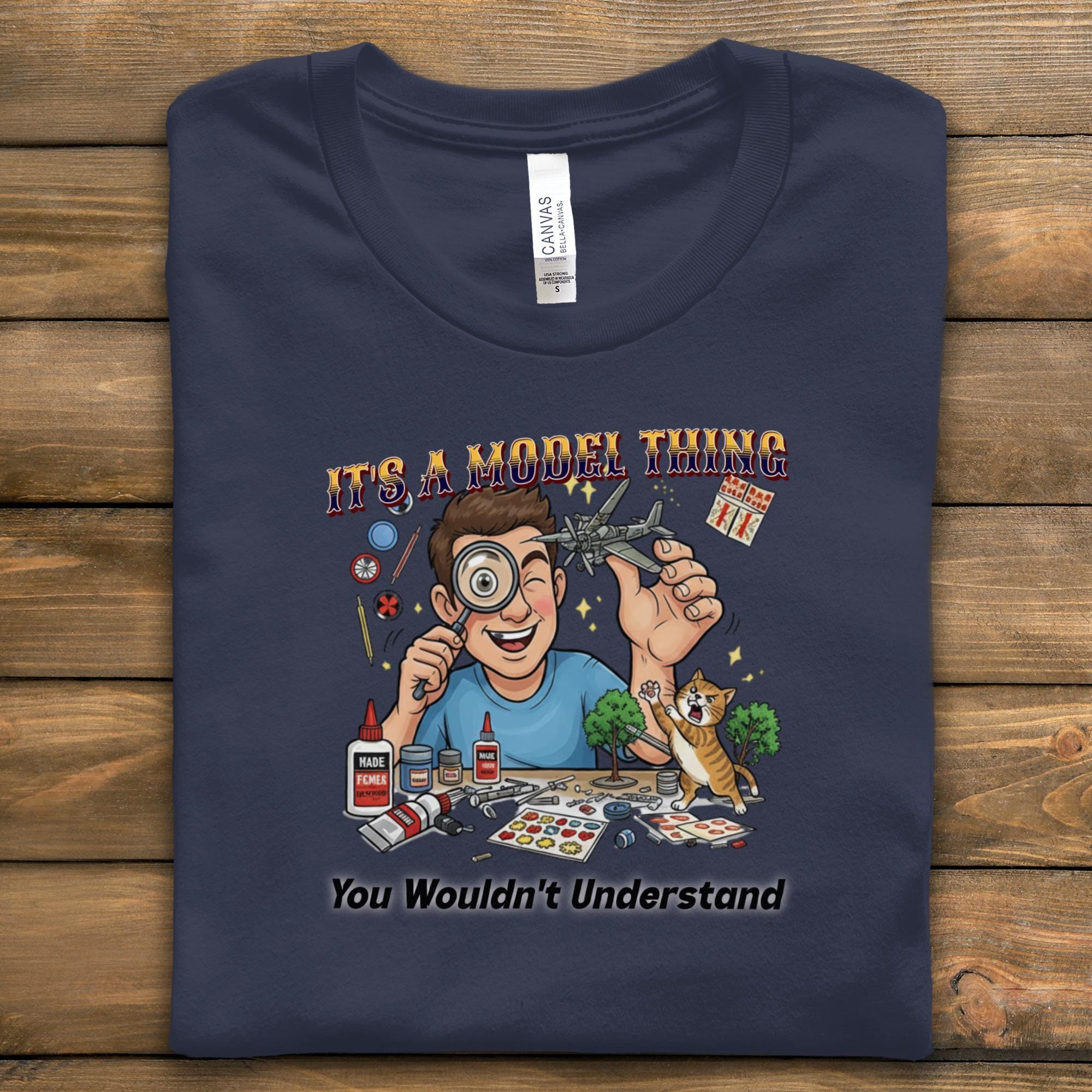 Model Kit Builder Shirt, Gift for Model Makers, Hobby Enthusiast Tee, Model Building Lover, Fun Graphic Tee, Unique Hobby Gift