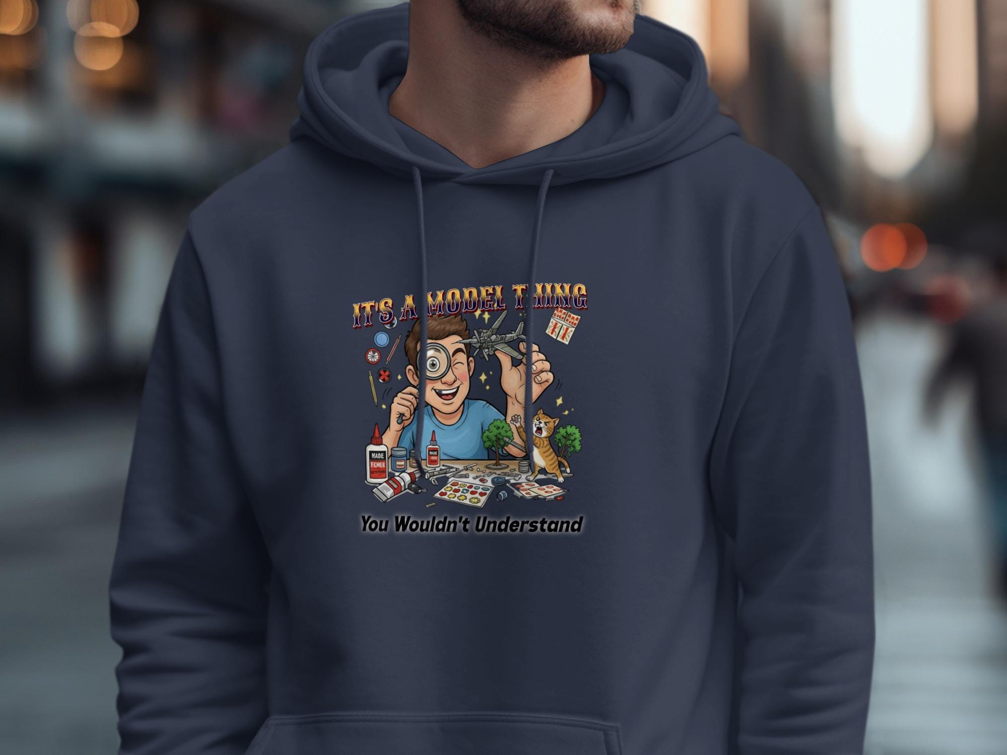 It's A Hobby Thing You Wouldn't Understand, Fun Graphic Hoodie, Unique Hoodie Gift, Cool Casual Outfit, Trendy Pullover Sweater