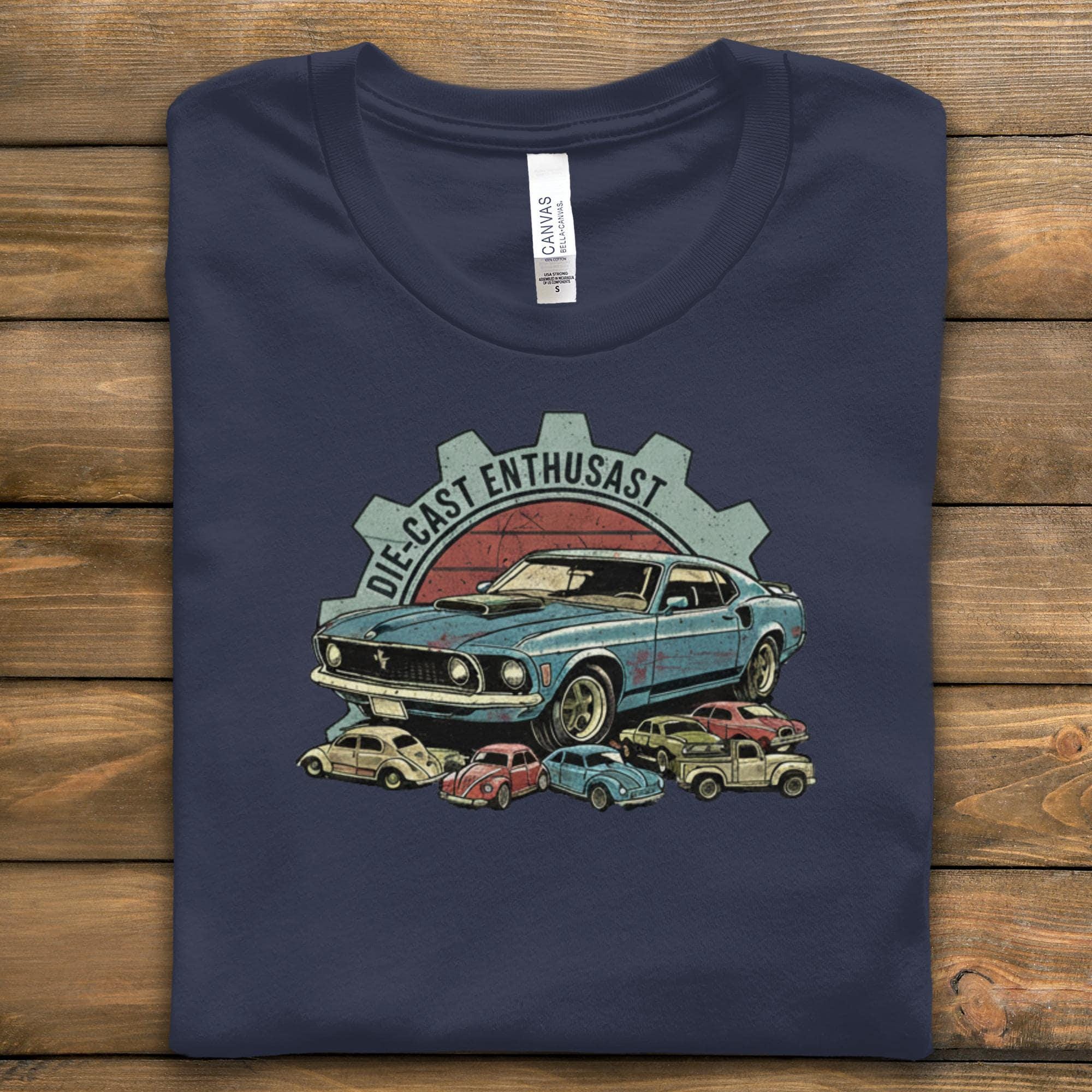 Die Cast Enthusiast T-Shirt, Vintage Car Lover Graphic Tee, Classic Car Collection Shirt, Retro Auto Enthusiast Gift, Unique Car Art